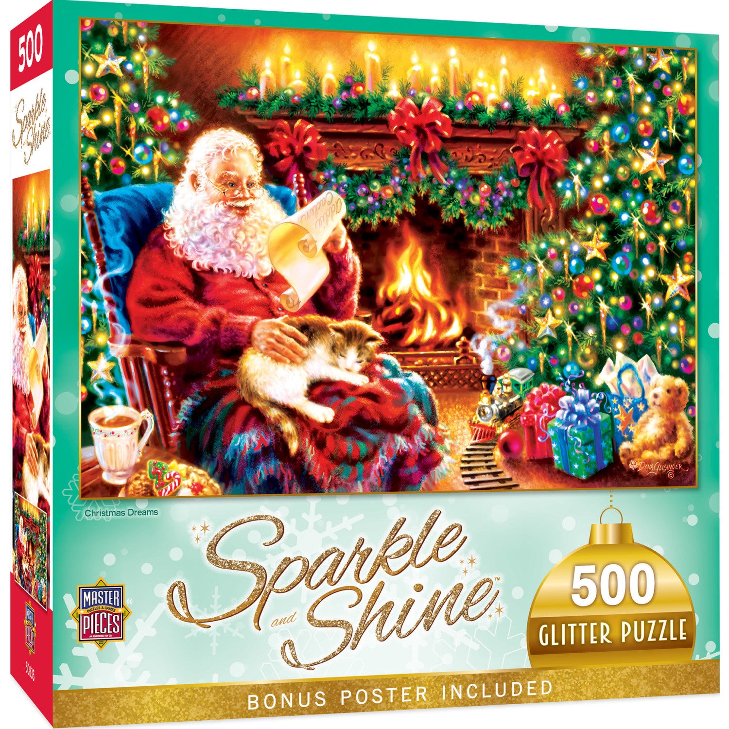 Sparkle & Shine - Christmas Dreams 500 Piece Glitter Puzzle