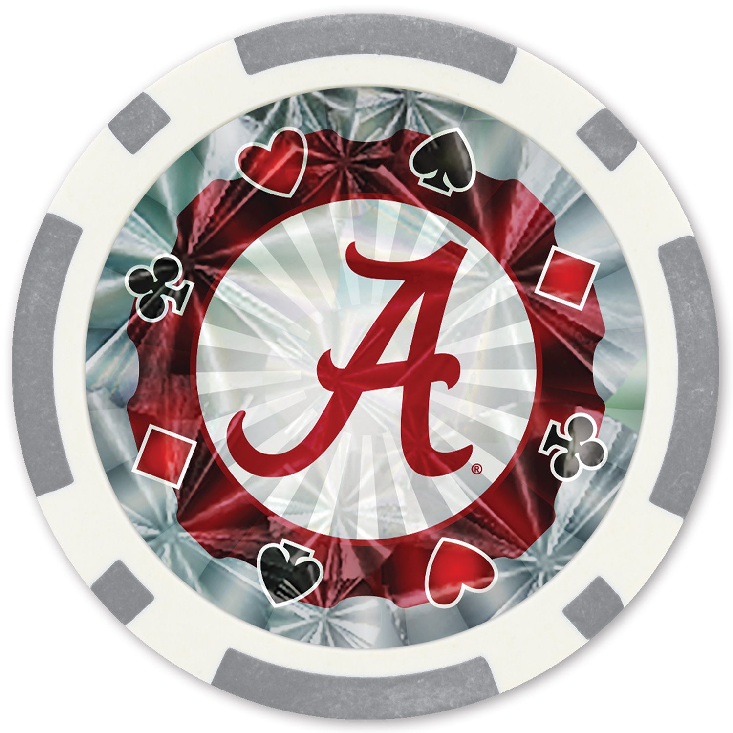 Alabama Crimson Tide 20 Piece Poker Chips