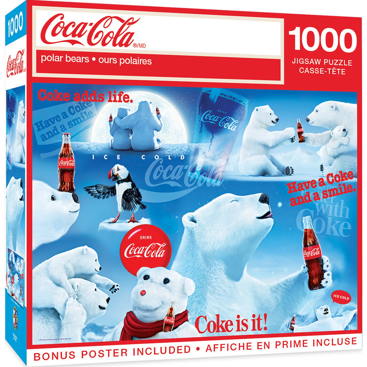 Coca-Cola Polar Bears 1000 Piece Puzzle