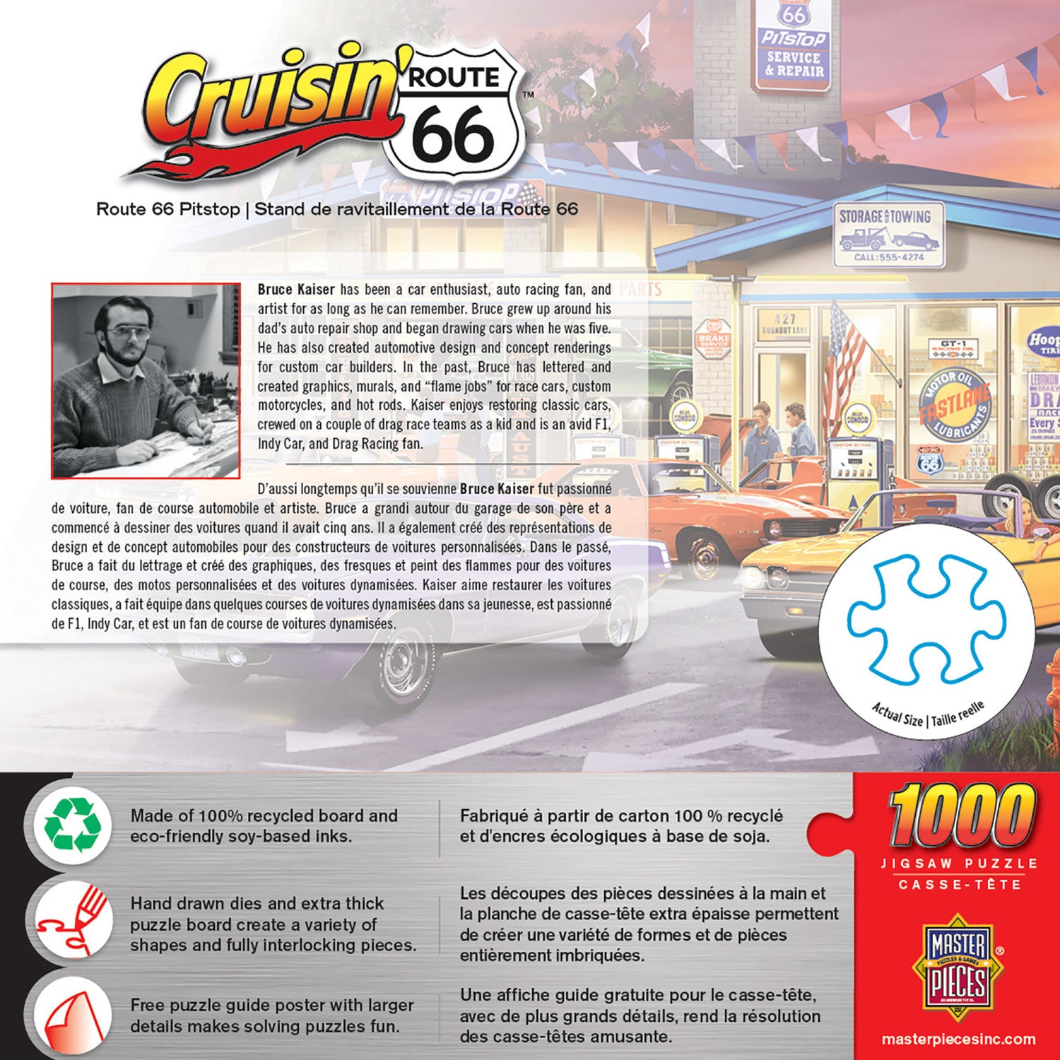 Cruisin' Route 66 - Pitstop 1000 Piece Puzzle