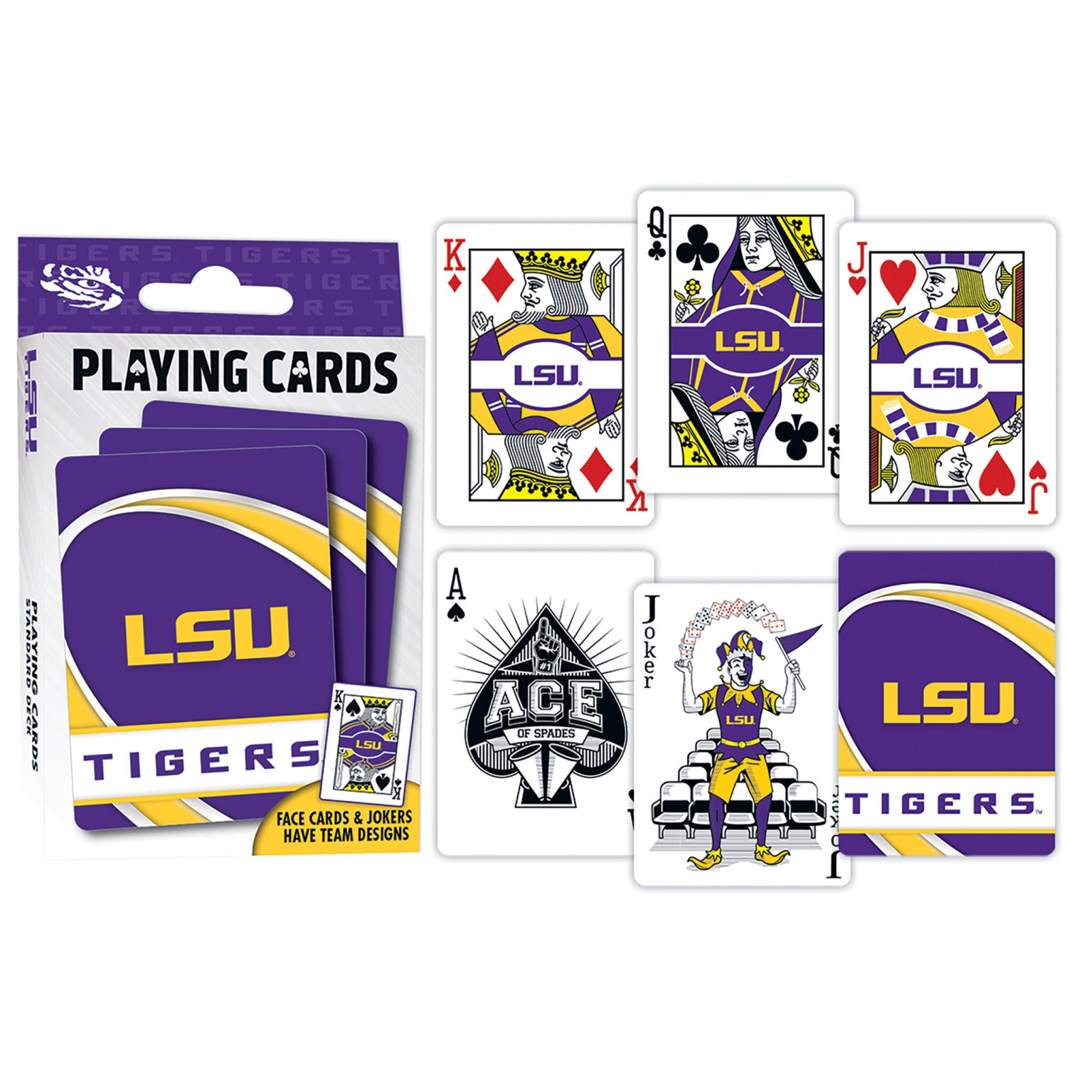 LSU Tigers Playing Cards - 54 Card Deck