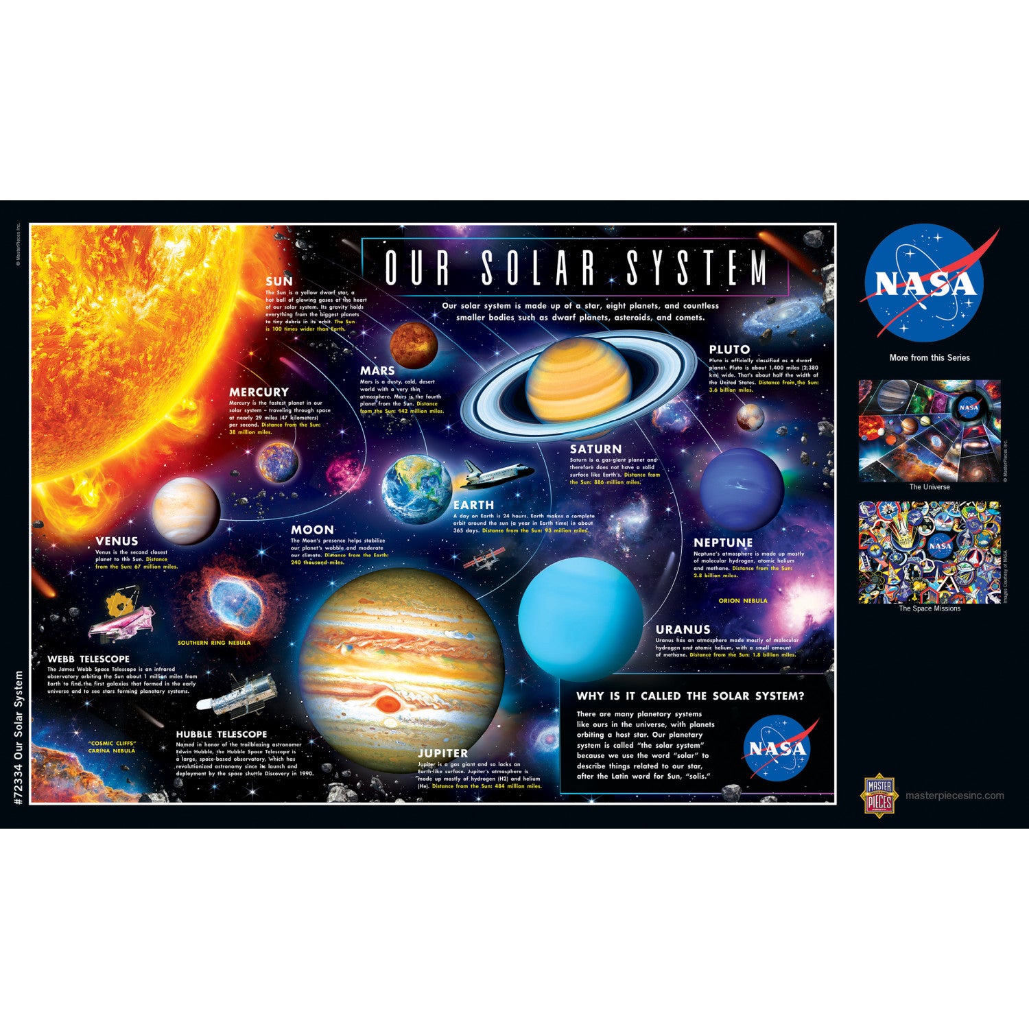Our Solar System - 1000 Piece Jigsaw Puzzle