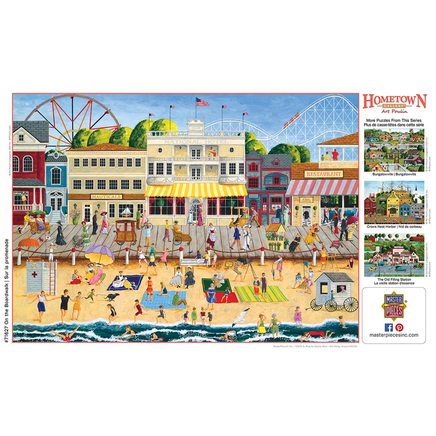 Hometown Gallery - On the Boardwalk 1000 Piece Puzzle