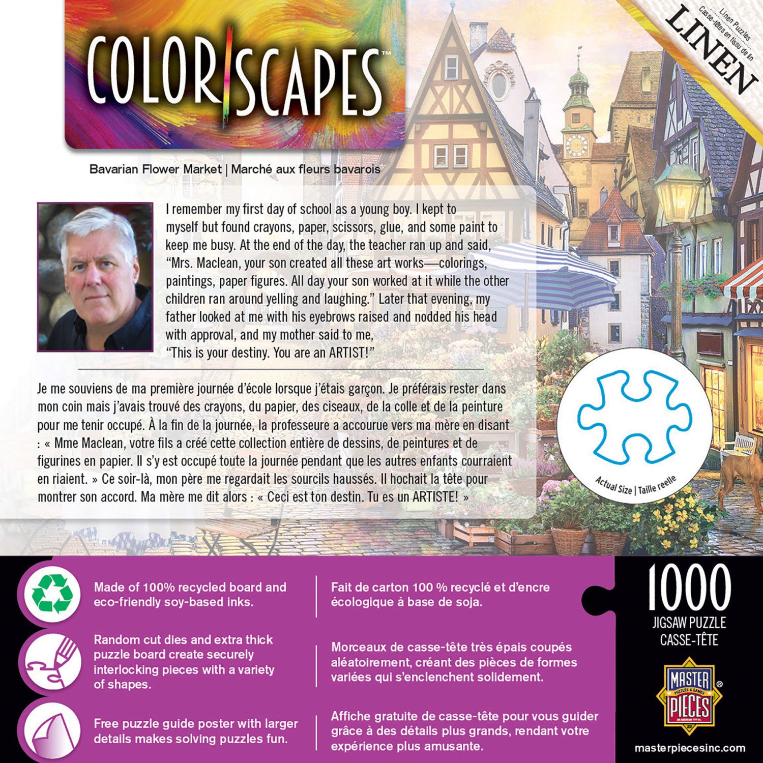 Colorscapes - Bavarian Flower Market 1000 Piece Puzzle