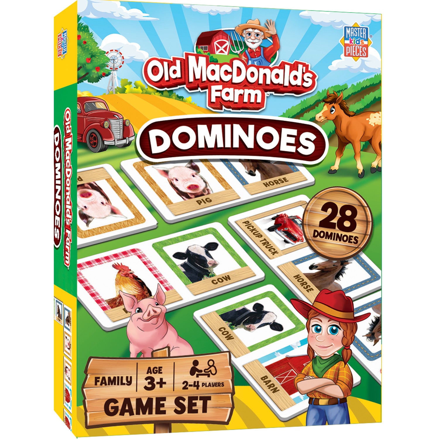 Old MacDonald's Farm Picture Dominoes
