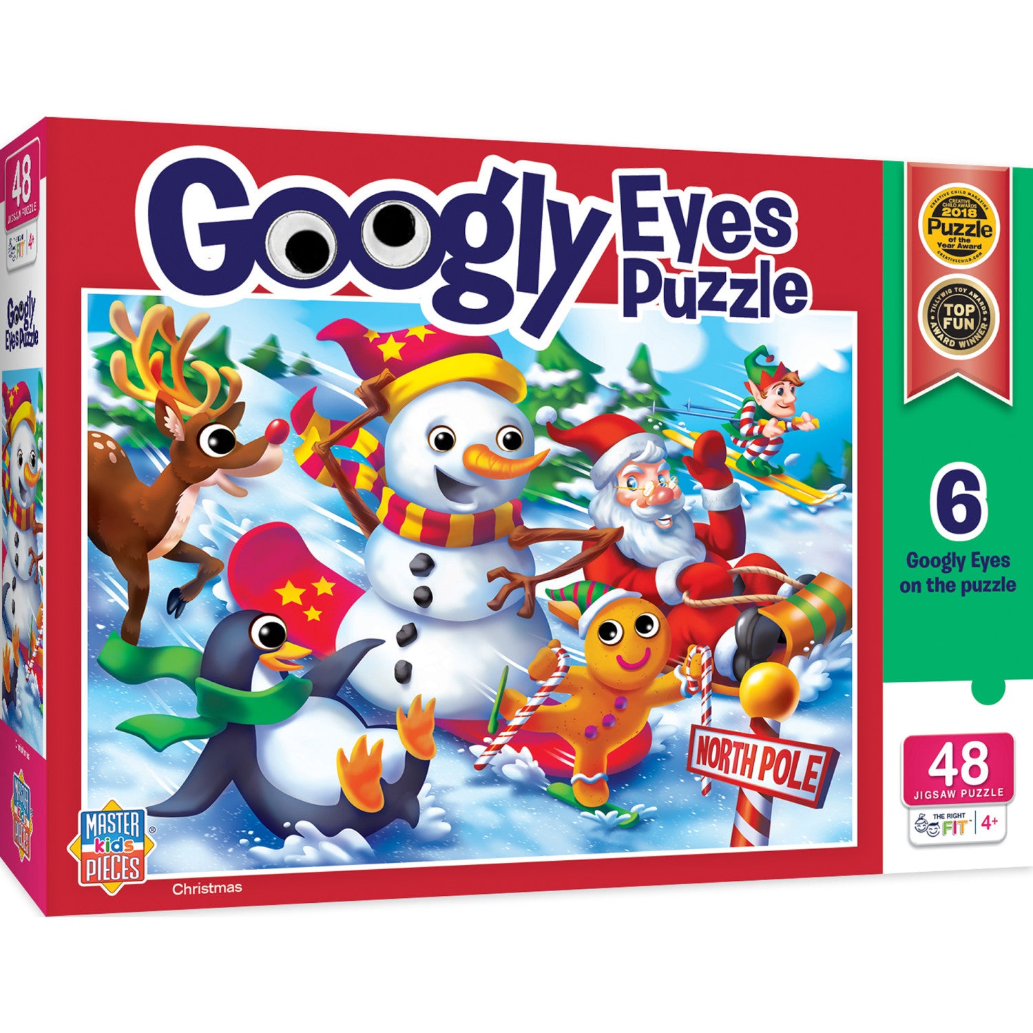 Googly Eyes - Christmas 48 Piece Kids Puzzle