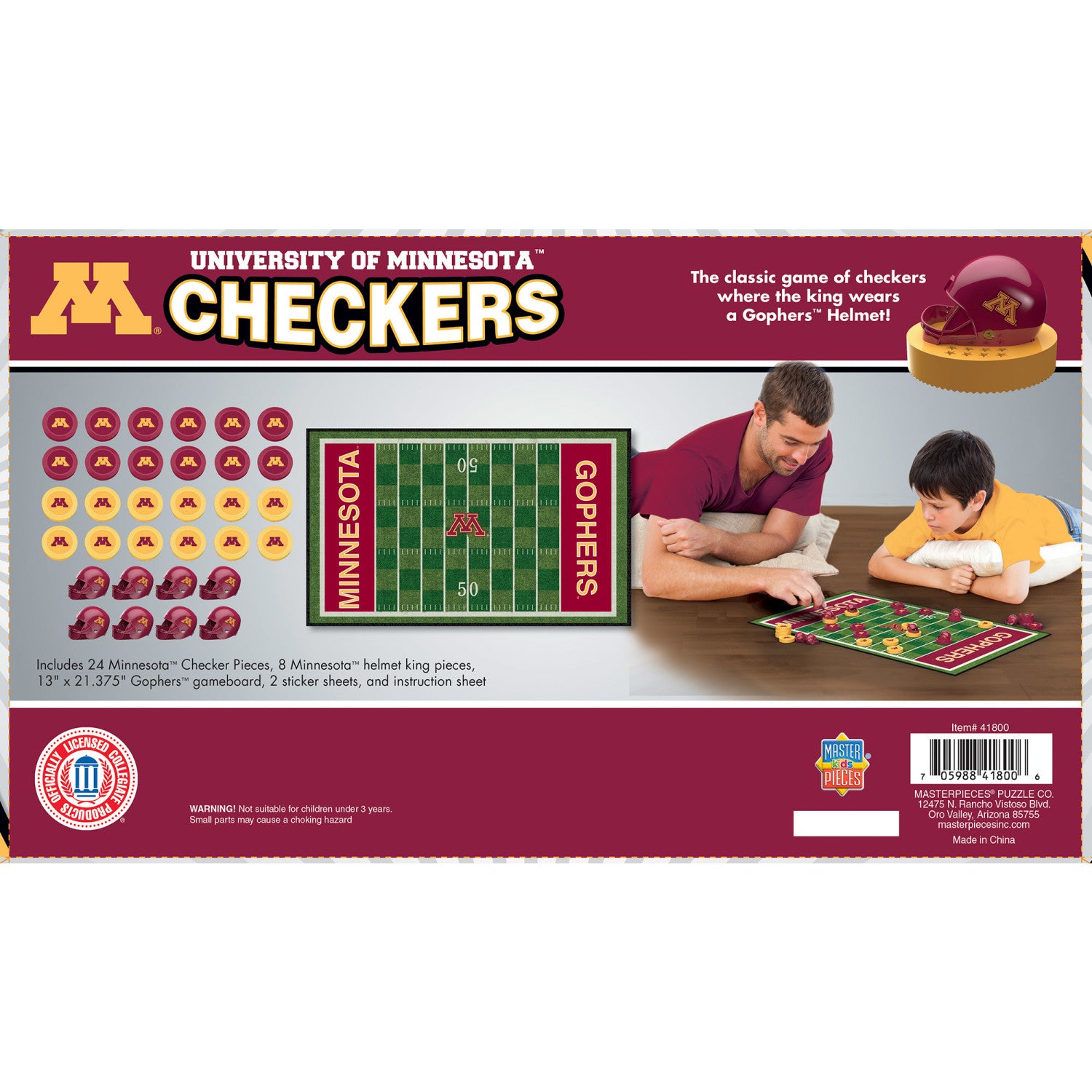 Minnesota Golden Gophers Checkers