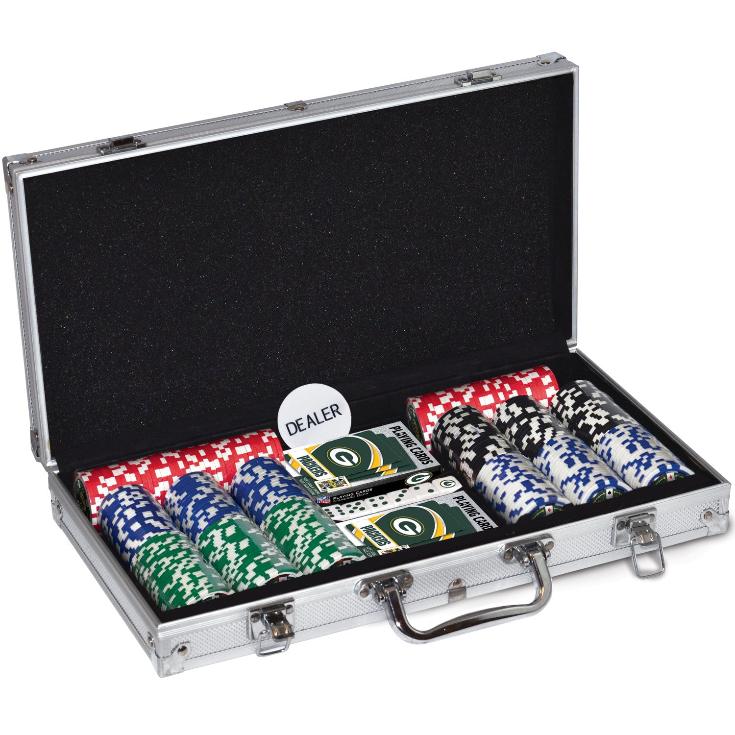 Green Bay Packers Casino Style 300 Piece Poker Set