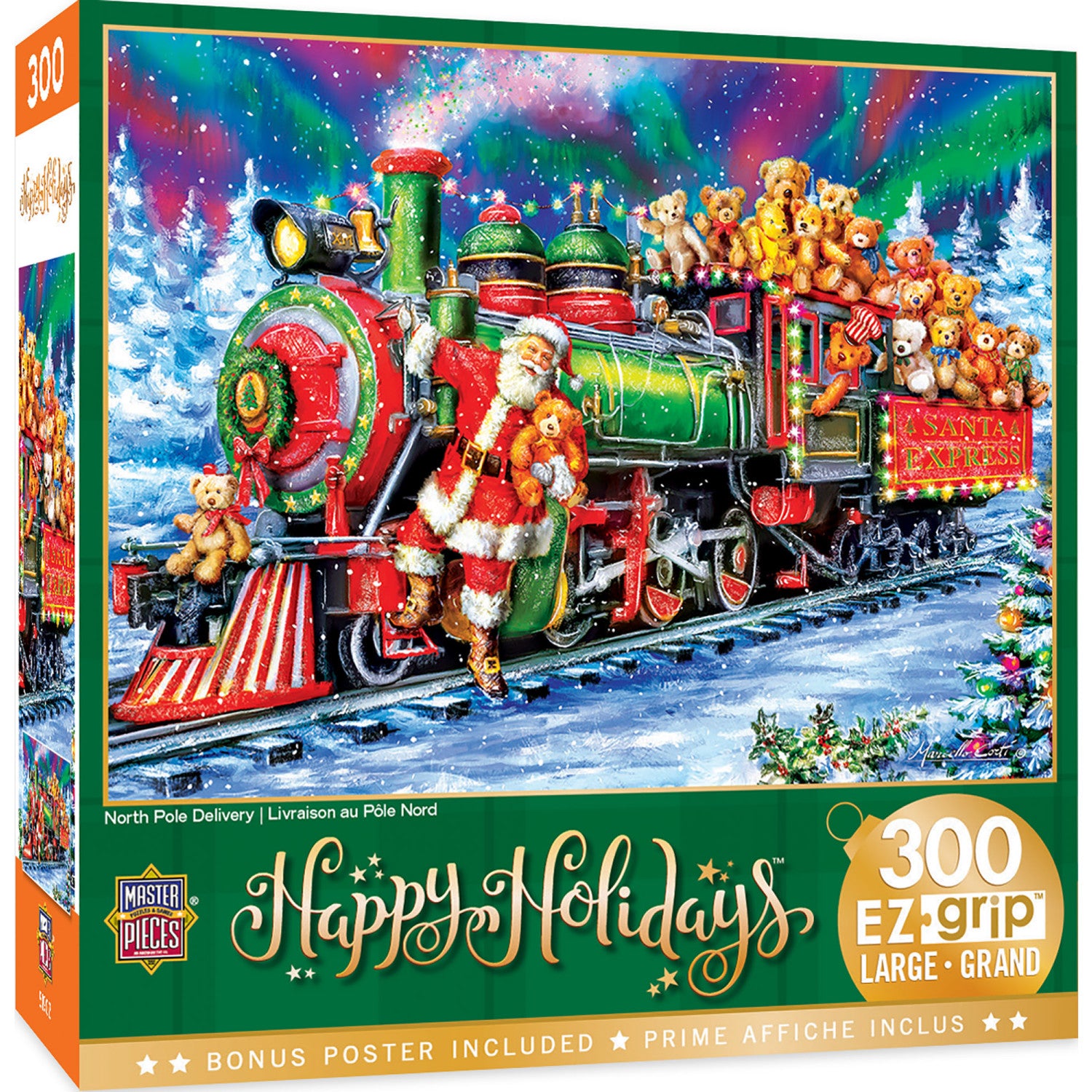 Happy Holidays - North Pole Delivery 300 Piece EZ Grip Puzzle