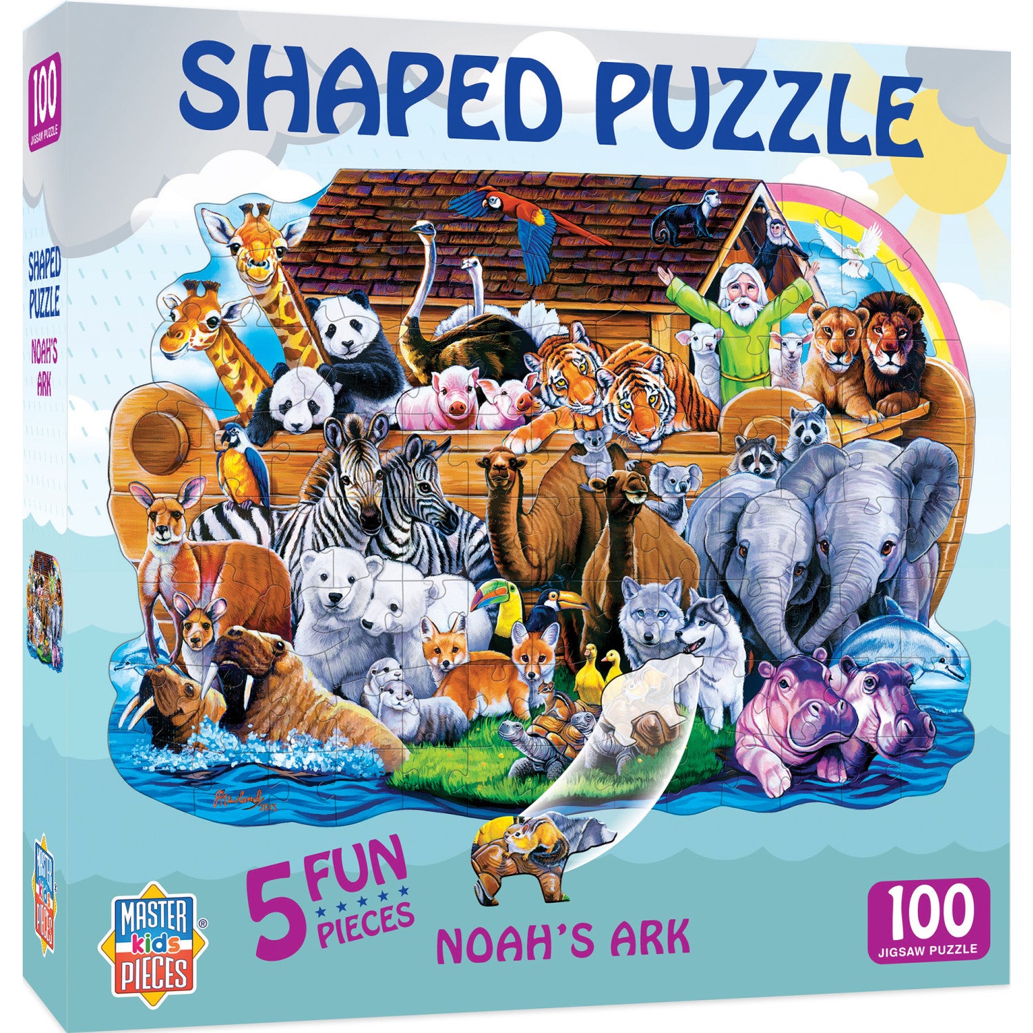 Noah's Ark - 100 Piece Shaped Puzzle