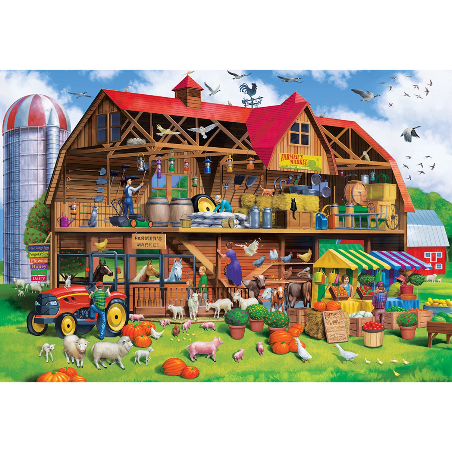 Cutaways - Family Barn 1000 Piece EZ Grip Puzzle