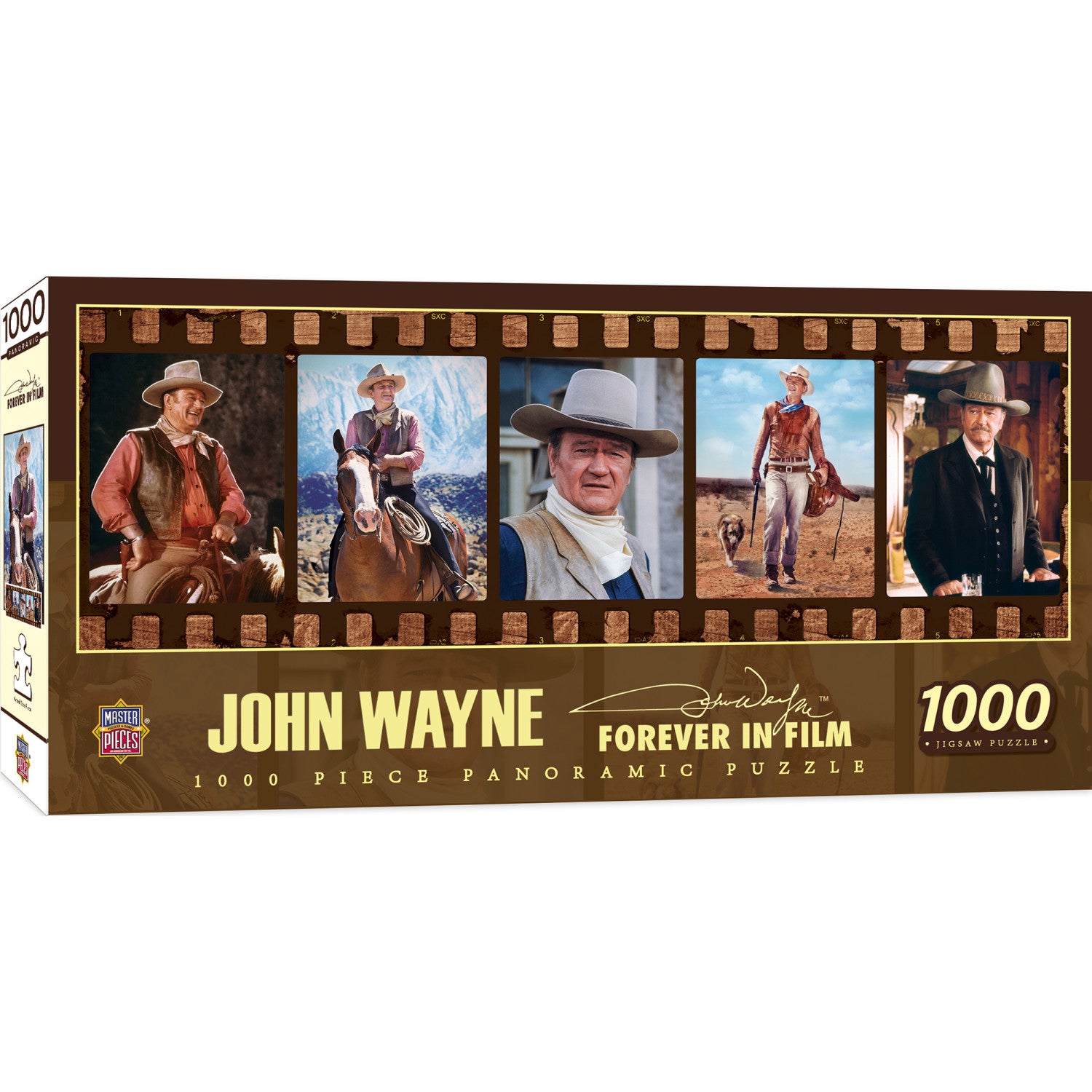 Panoramic Collectible - John Wayne Forever in Film 1000 Piece Puzzle