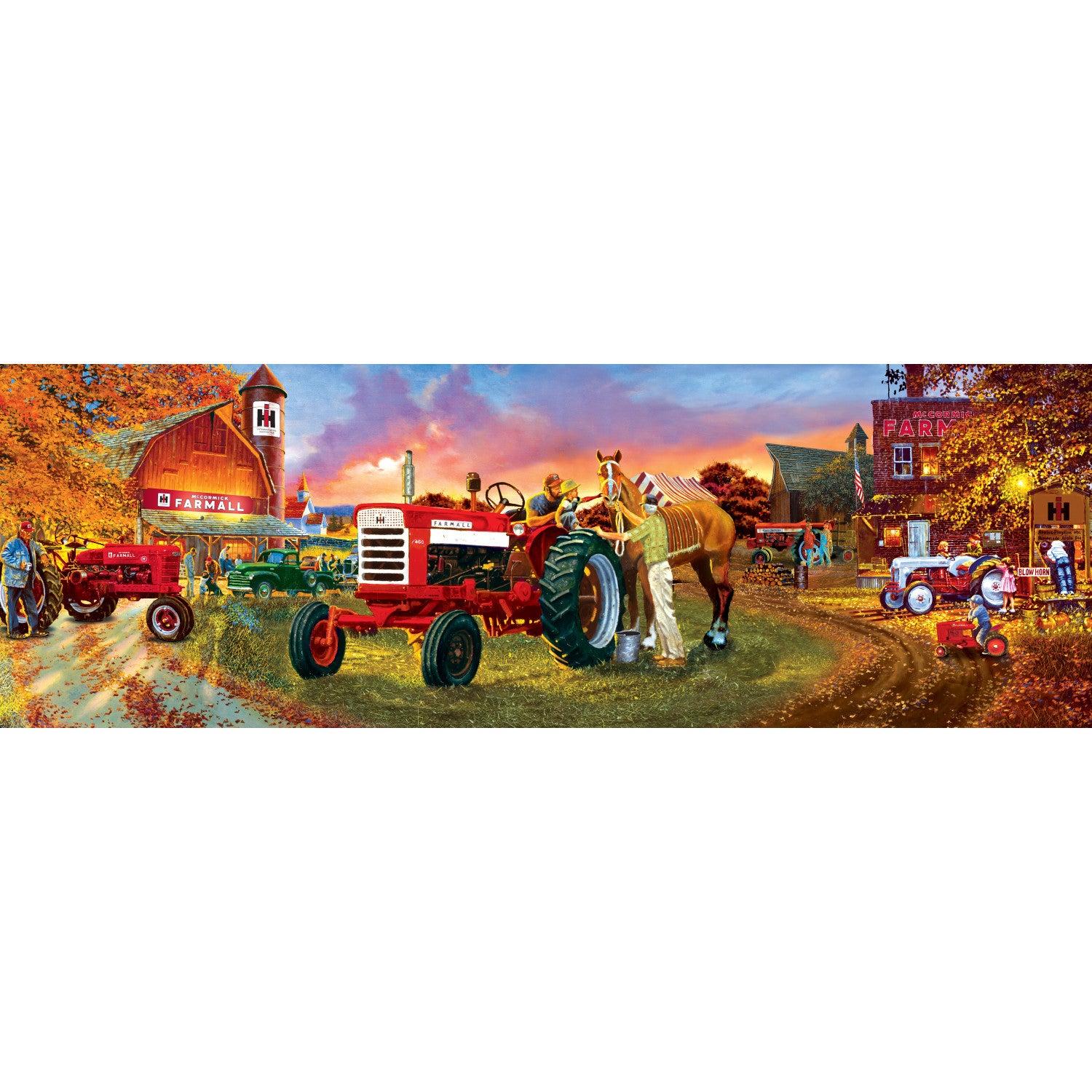Case IH/Farmall - Horse Power 1000 Piece Panoramic Puzzle