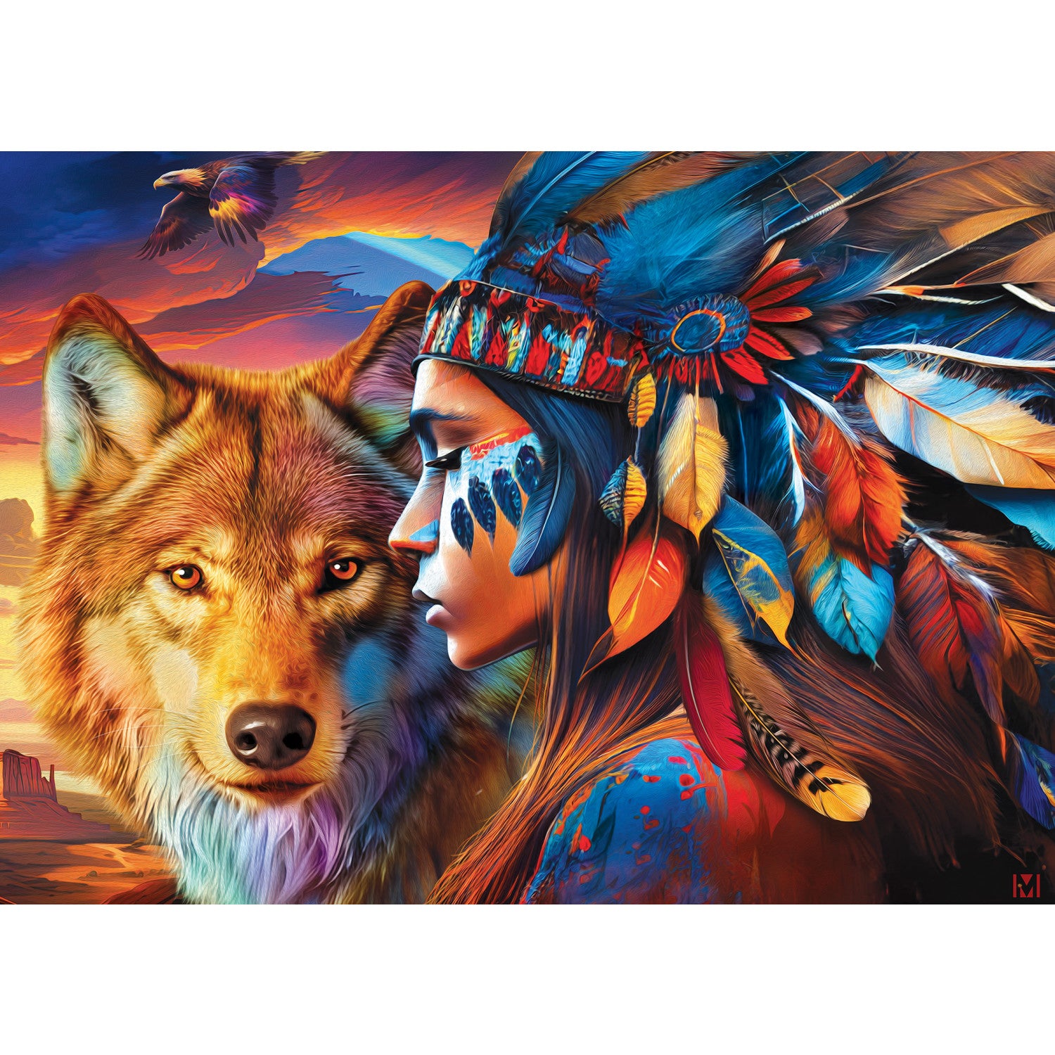 Tribal Spirit - Spirit of the Wilderness 500 Piece Puzzle