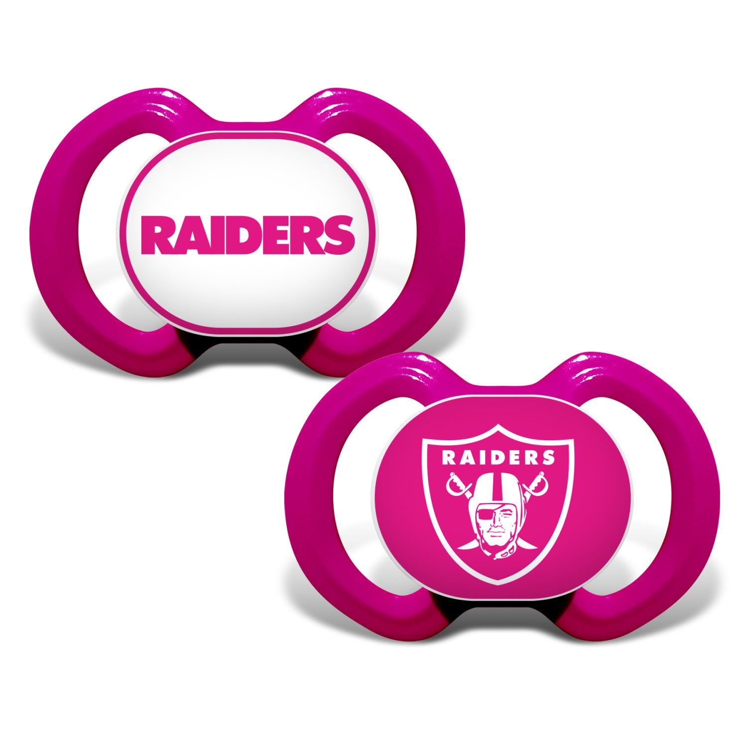 Las Vegas Raiders - Pink Pacifier 2-Pack