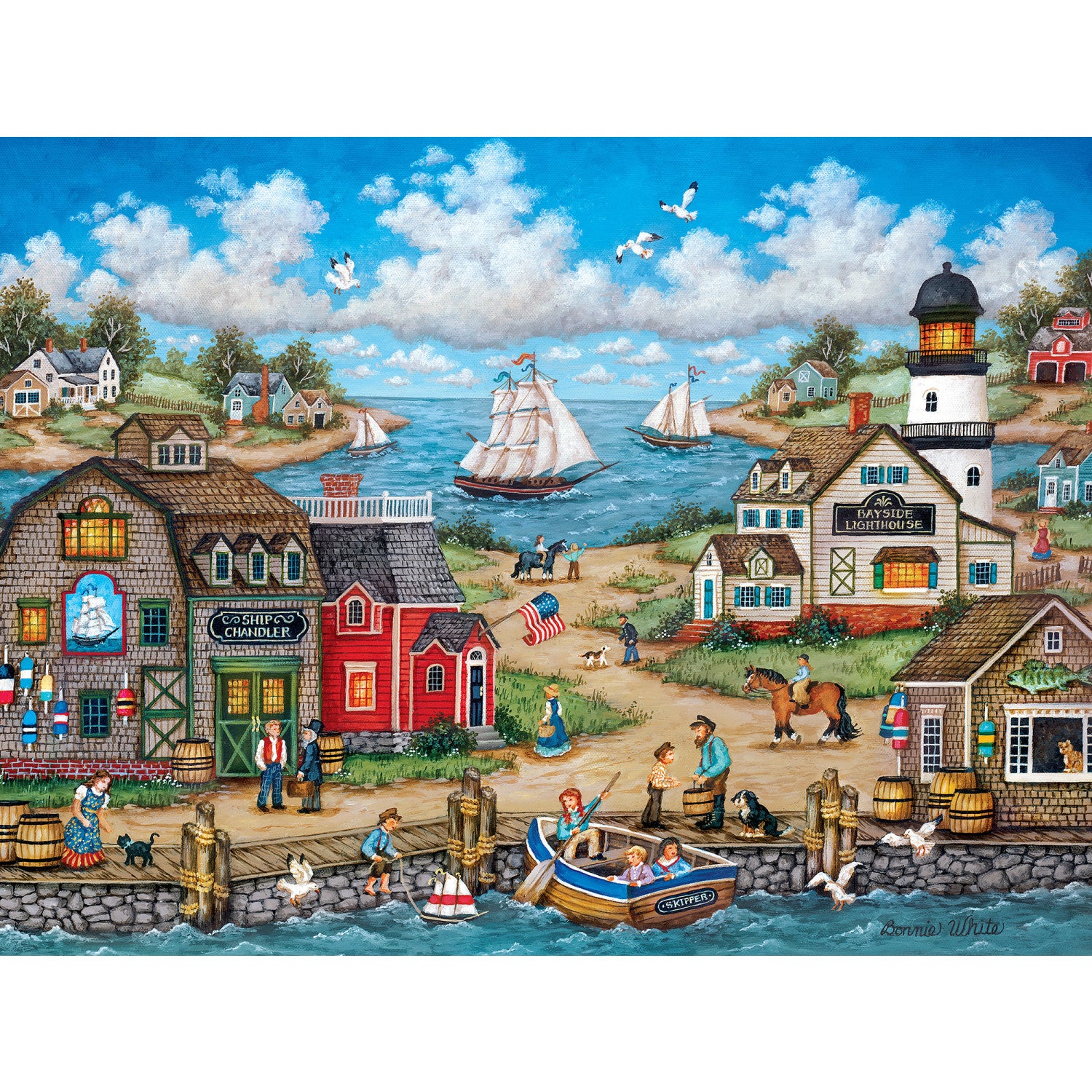 Heartland - Dockside Activities 550 Piece Puzzle