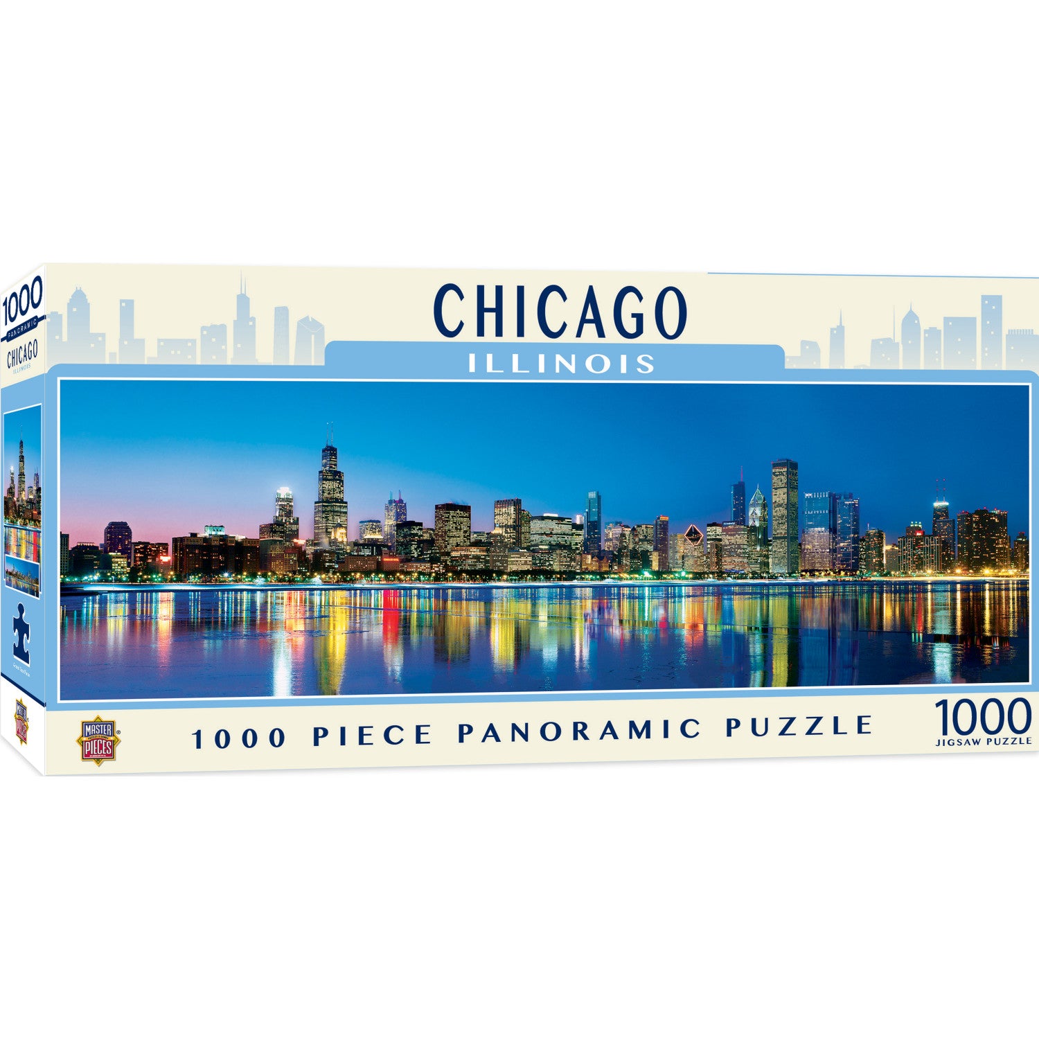 American Vista Panoramic - Chicago 1000 Piece Puzzle