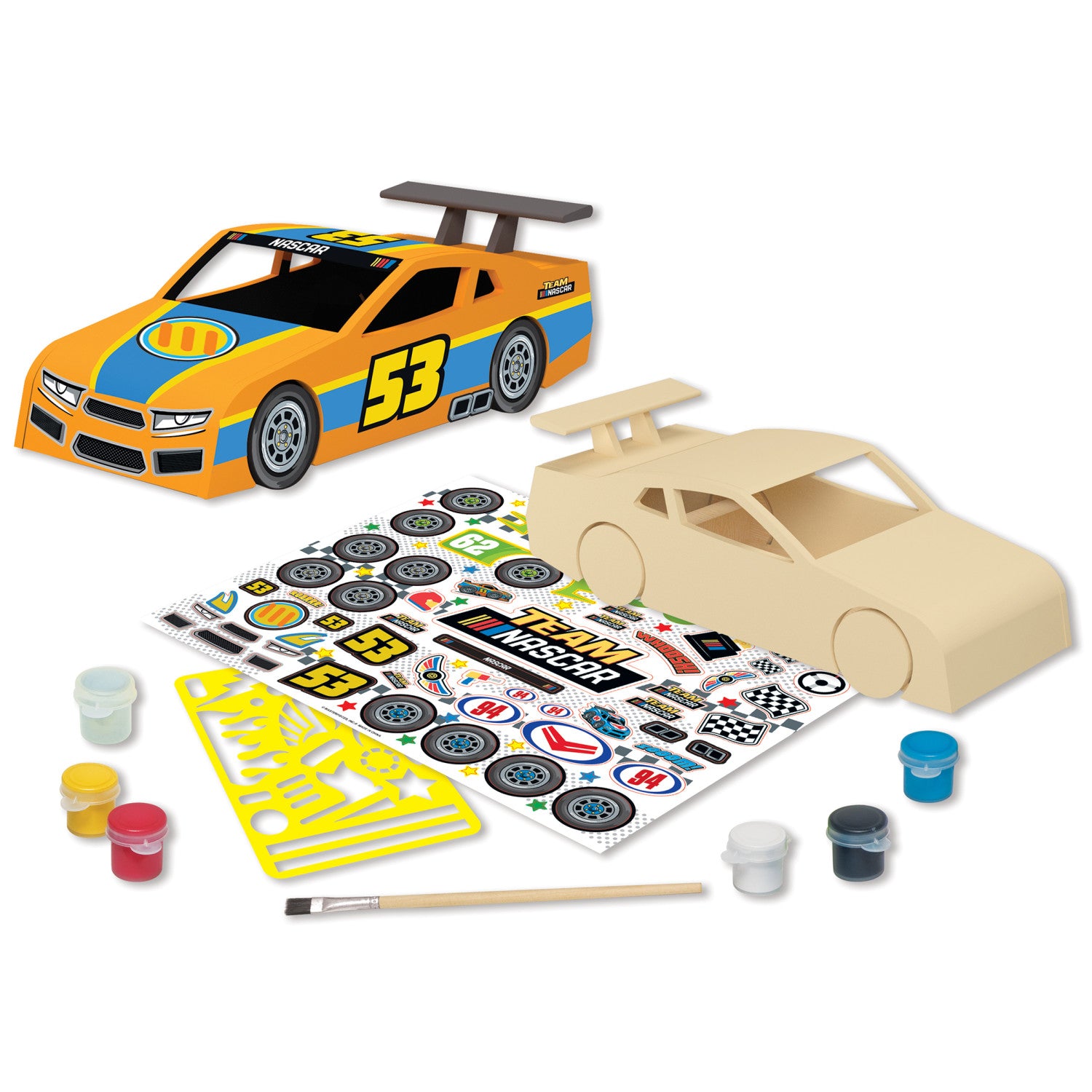 Nascar - Race Car Wood Craft Kit