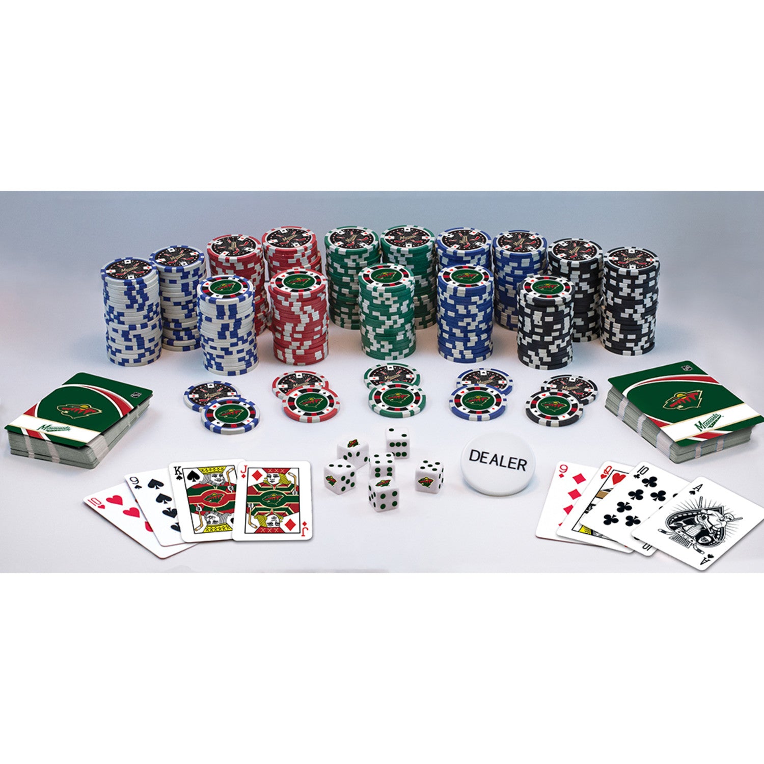 Minnesota Wild 300 Piece Poker Set