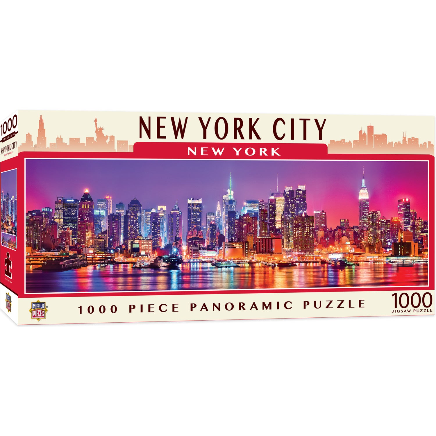 New York City 1000 Piece Panoramic Puzzle