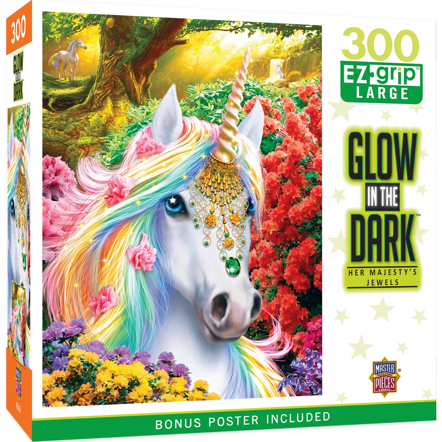 Glow in the Dark - Her Majesty's Jewels 300 Piece EZ Grip Puzzle