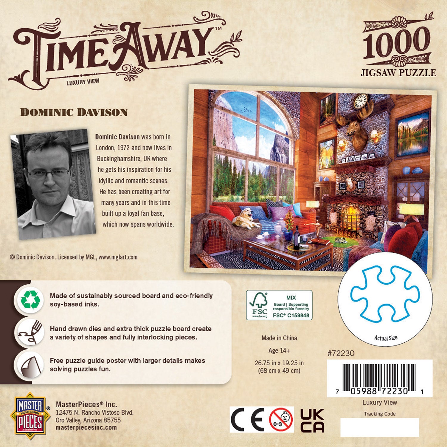 Time Away - Luxury View 1000 Piece Puzzle