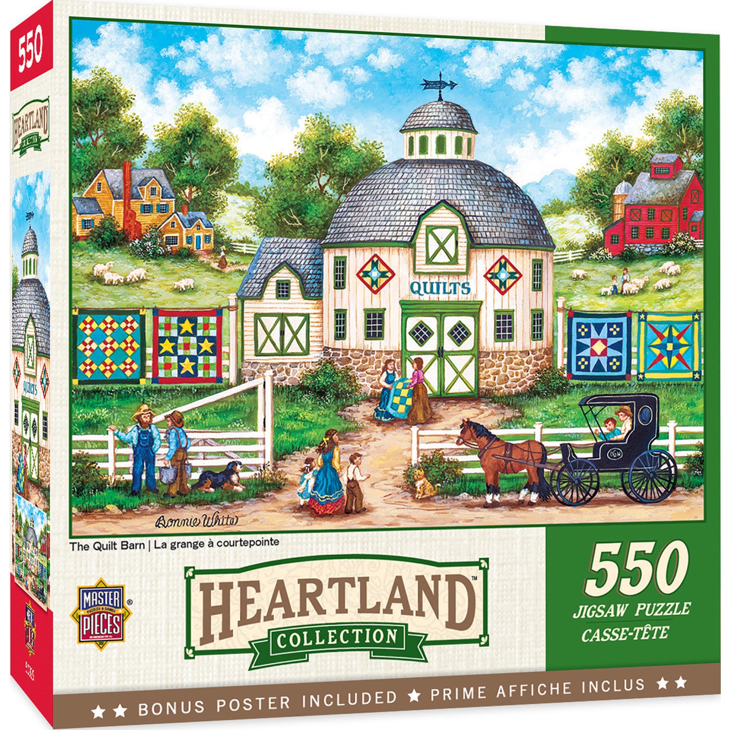 Heartland - The Quilt Barn 550 Piece Jigsaw Puzzle