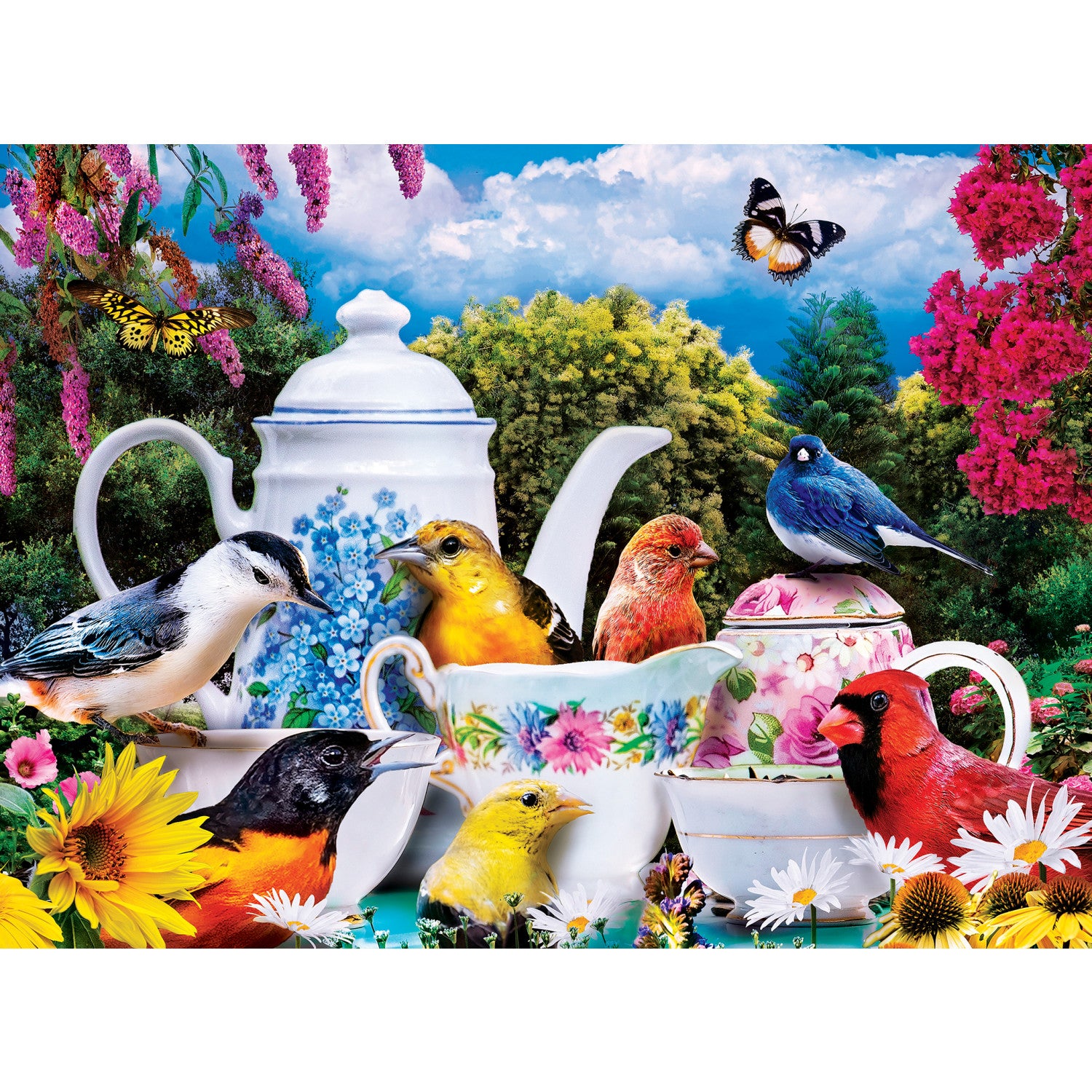 Wild & Whimsical - 500 Piece Jigsaw Puzzles 4 Pack