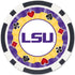 LSU Tigers NCAA Poker Chips 100pc