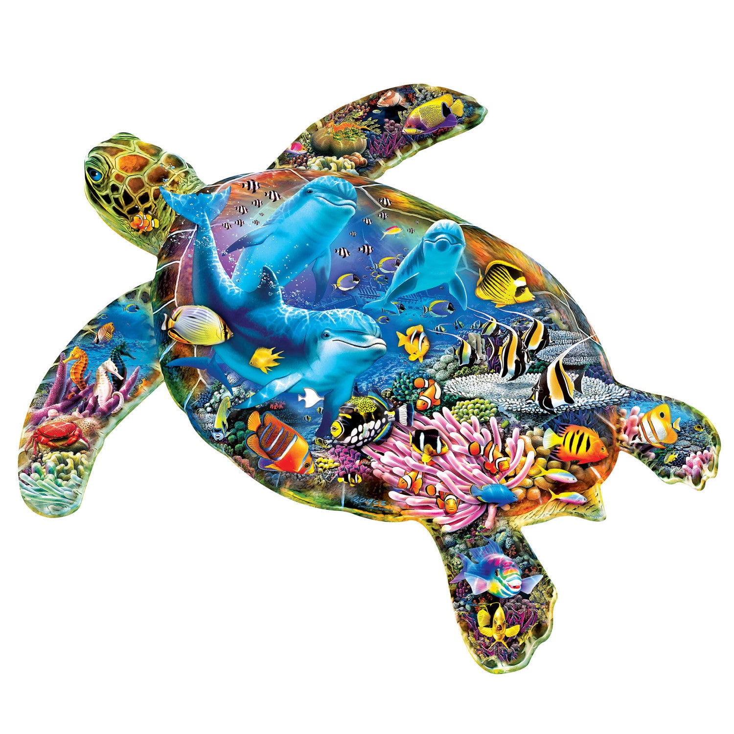 Contours - Turtle Sailing 1000 Piece Puzzle