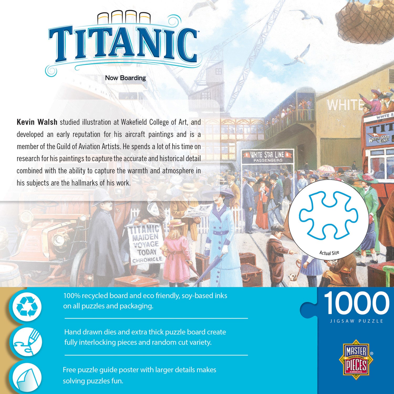 Titanic - Now Boarding 1000 Piece Jigsaw Puzzle