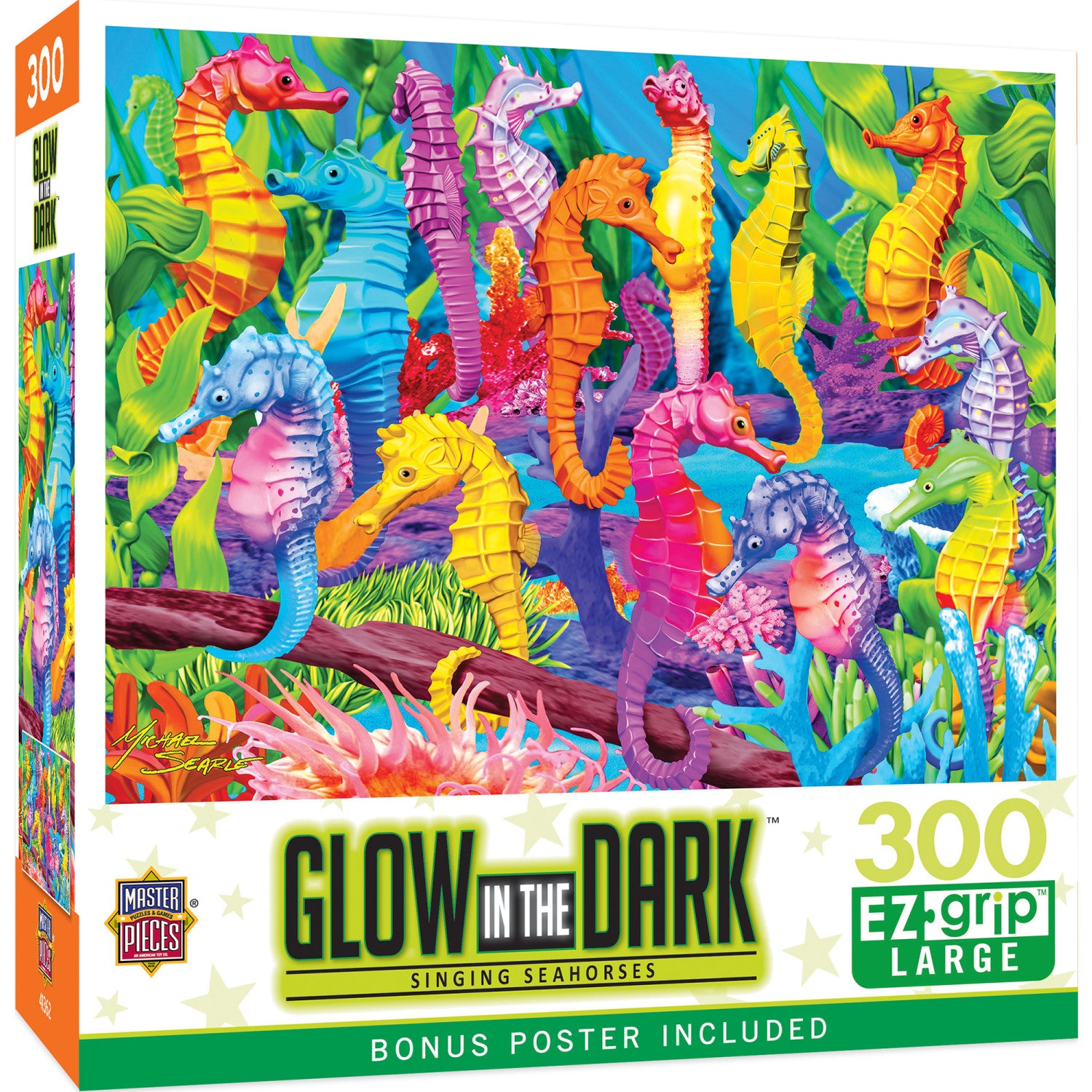 Glow in the Dark - Singing Seahorses 300 Piece EZ Grip Jigsaw Puzzle
