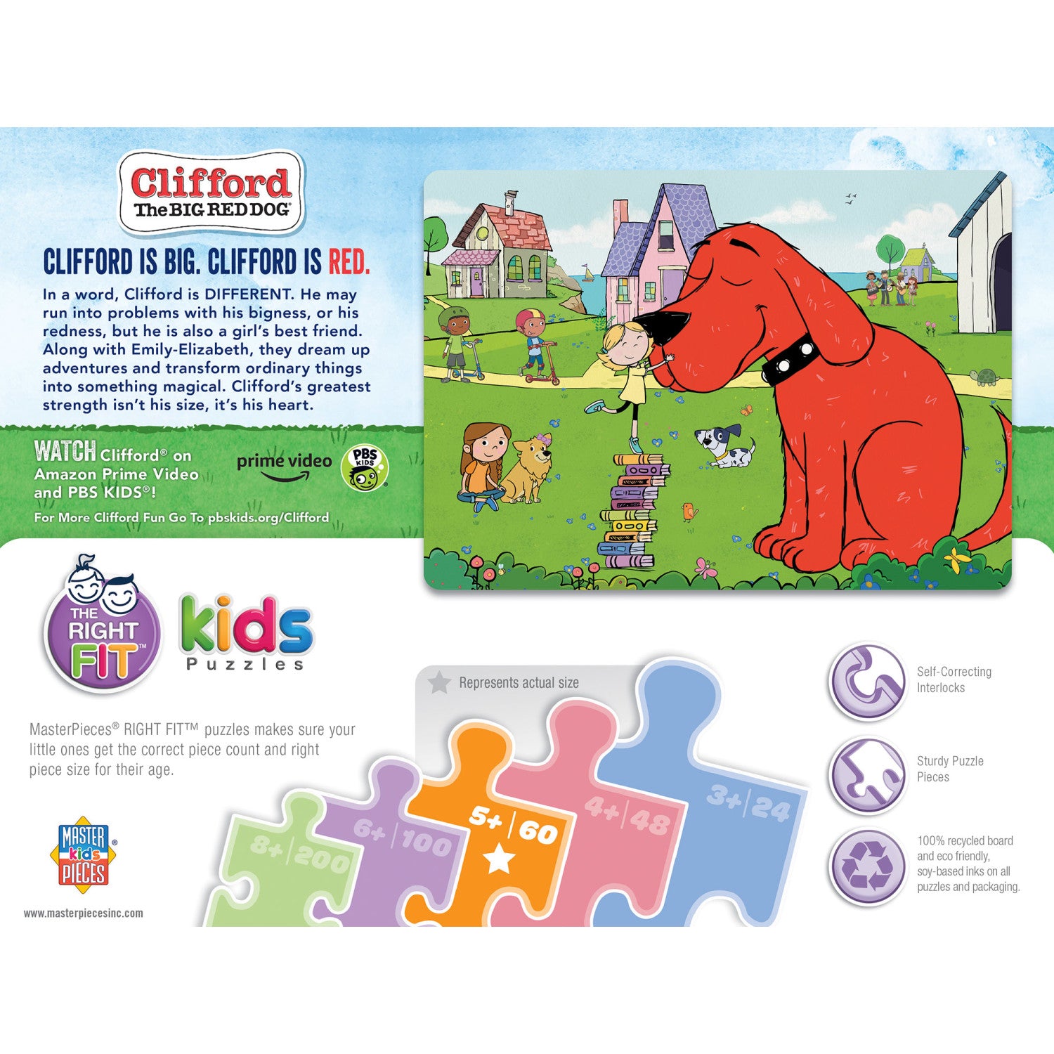 Clifford - Day at the Park 60 Piece Jigsaw Puzzle