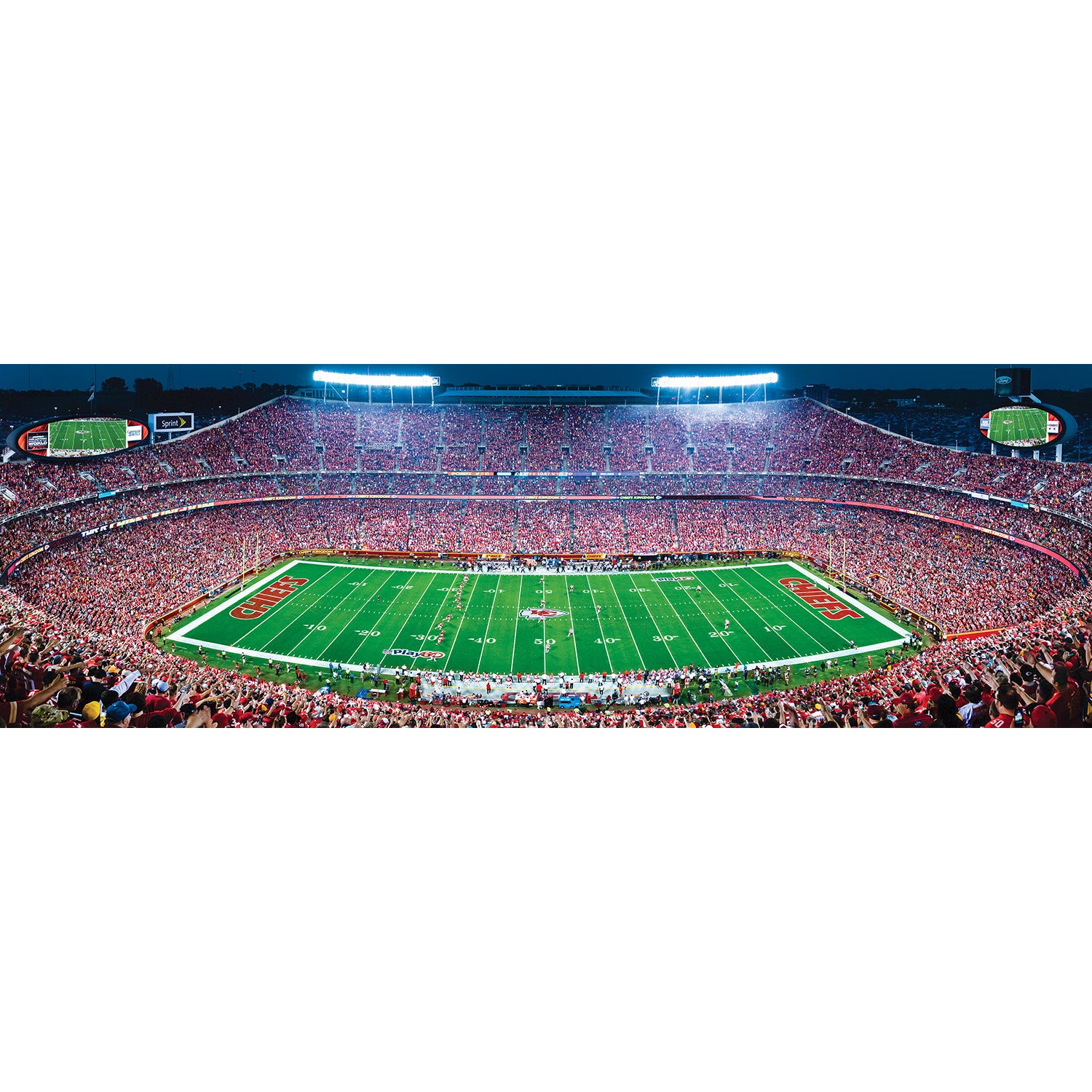 Kansas City Chiefs NFL 1000pc Panoramic Puzzle