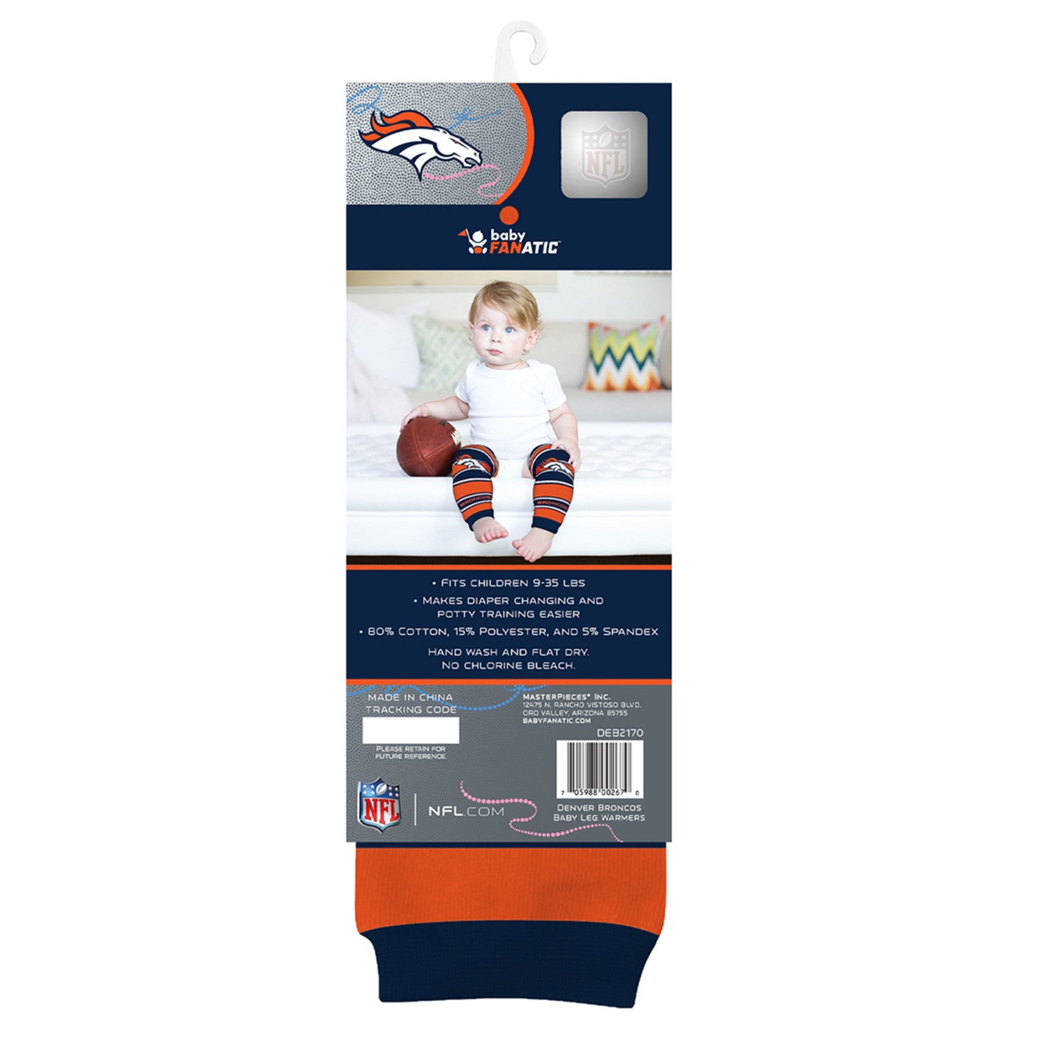 Denver Broncos Baby Leg Warmers