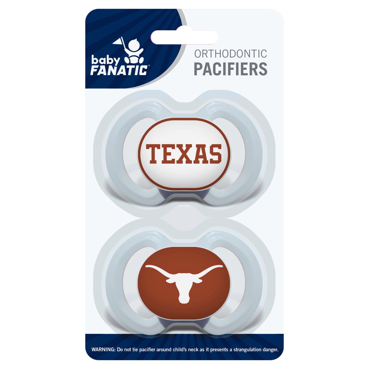 Texas Longhorns NCAA Pacifier 2-Pack