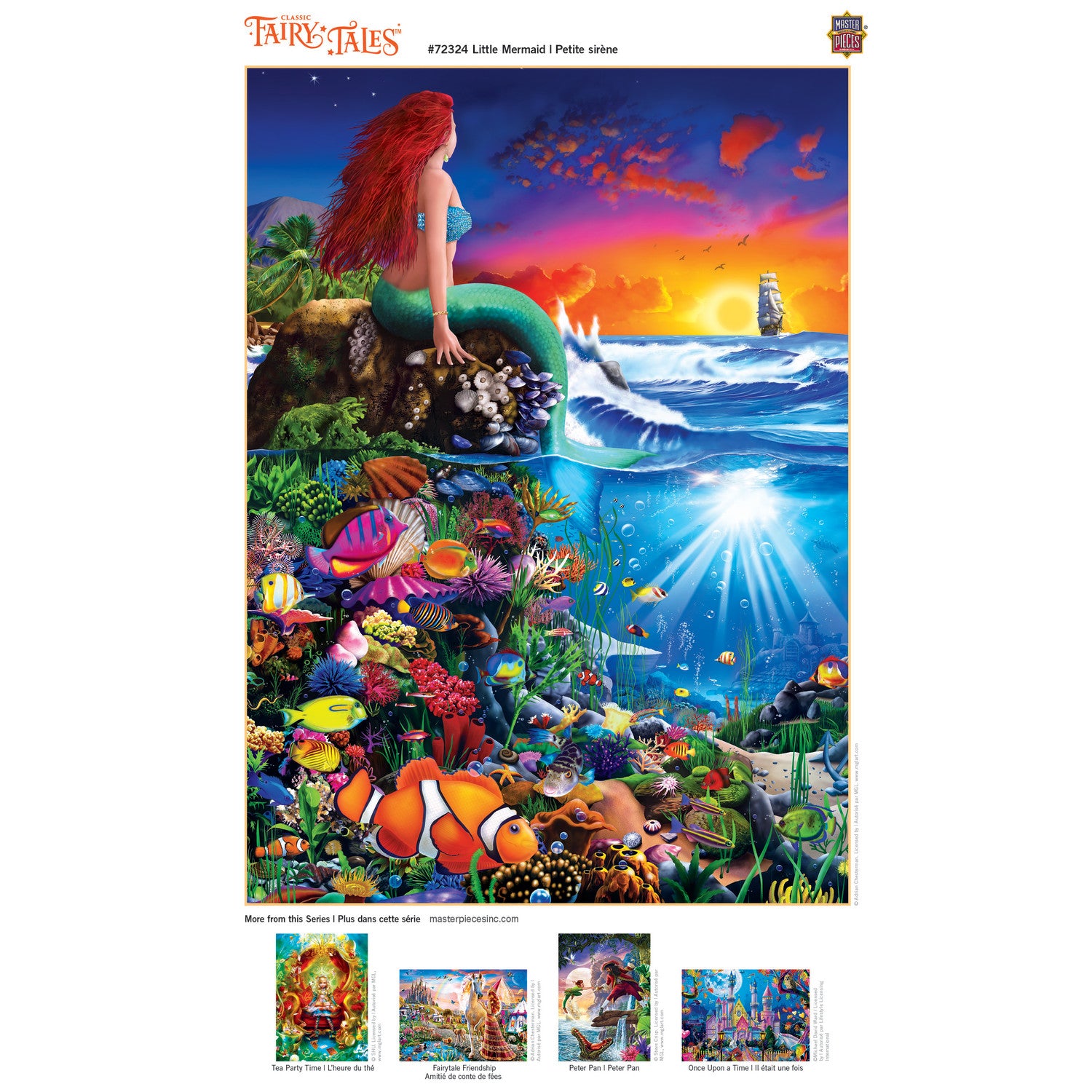 Classic Fairy Tales - Little Mermaid 1000 Piece Jigsaw Puzzle