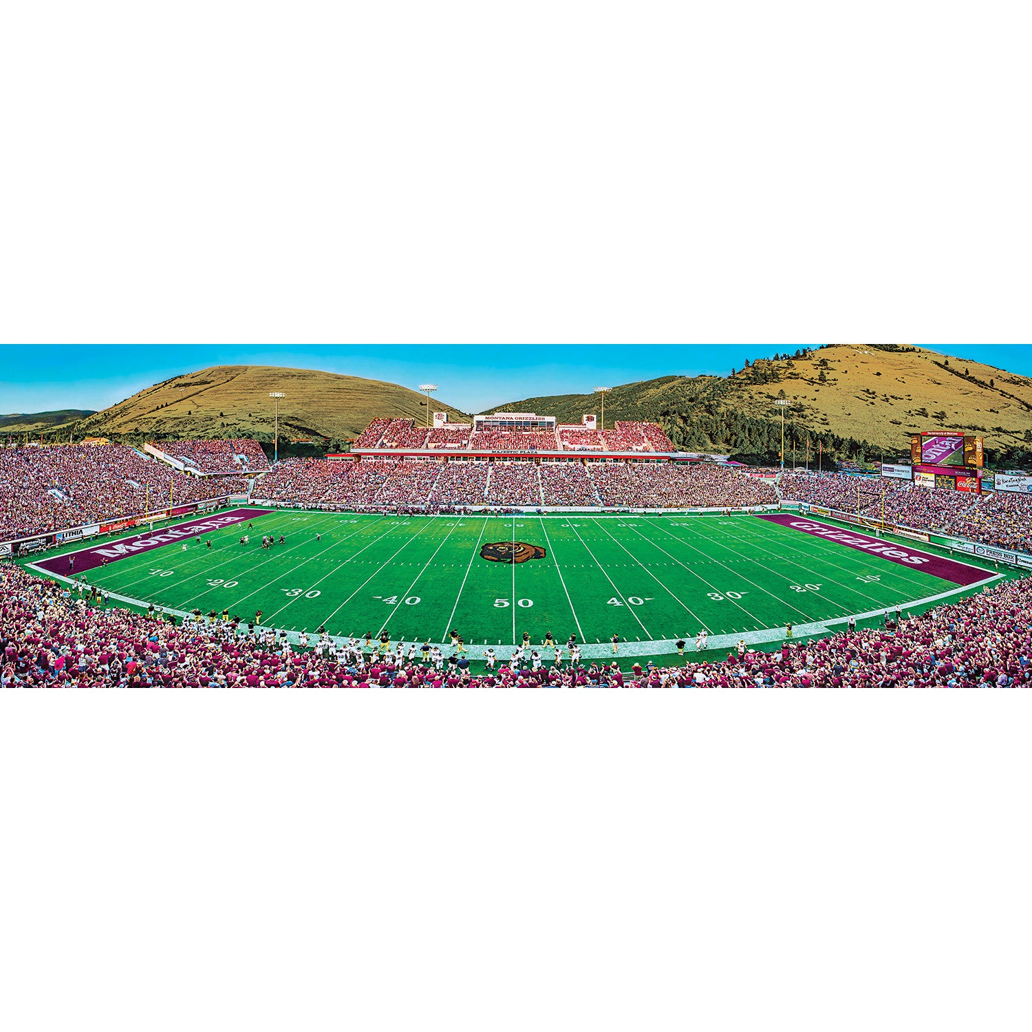 Montana Grizzlies NCAA 1000pc Panoramic Puzzle