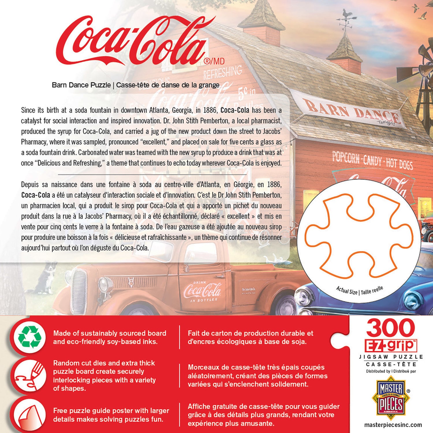 Coca-Cola - Barn Dance 300 Piece EZ Grip Jigsaw Puzzle
