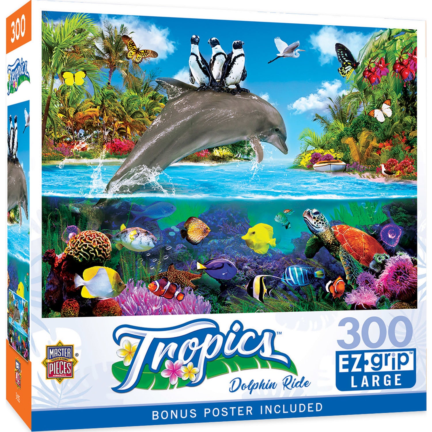 Tropics - Dolphin Ride 300 Piece EZ Grip Jigsaw Puzzle