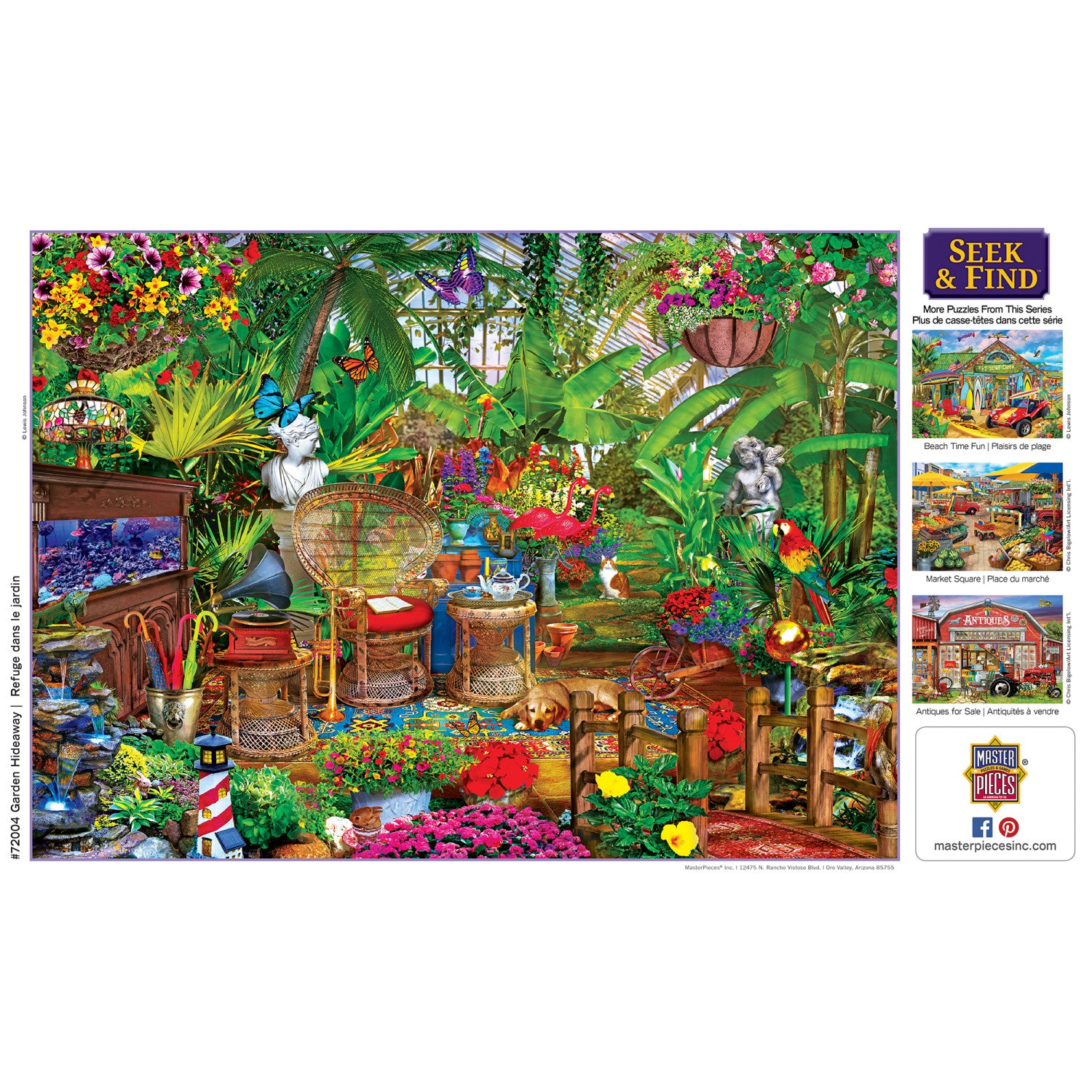 Seek & Find - Garden Hideaway 1000 Piece Puzzle