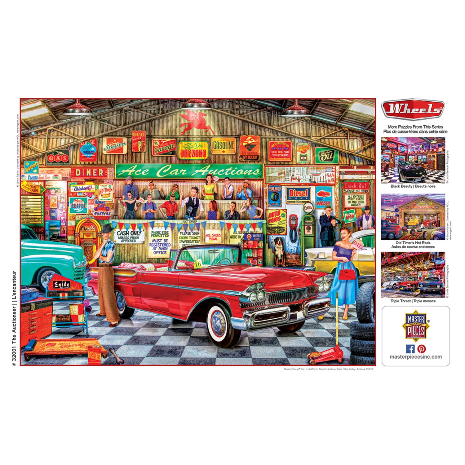 Wheels - The Auctioneer 750 Piece Puzzle