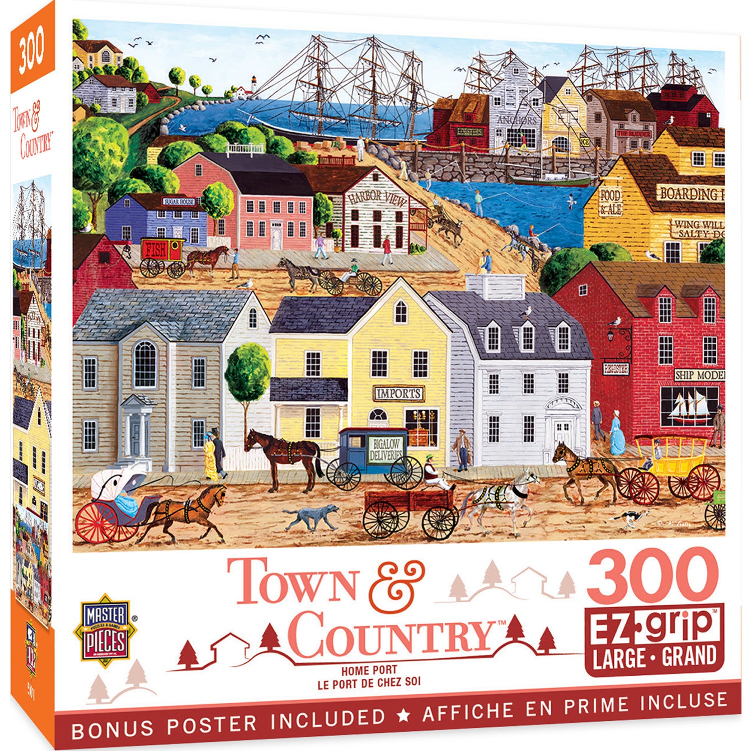 Town & Country - Home Port 300 Piece EZ Grip Jigsaw Puzzle