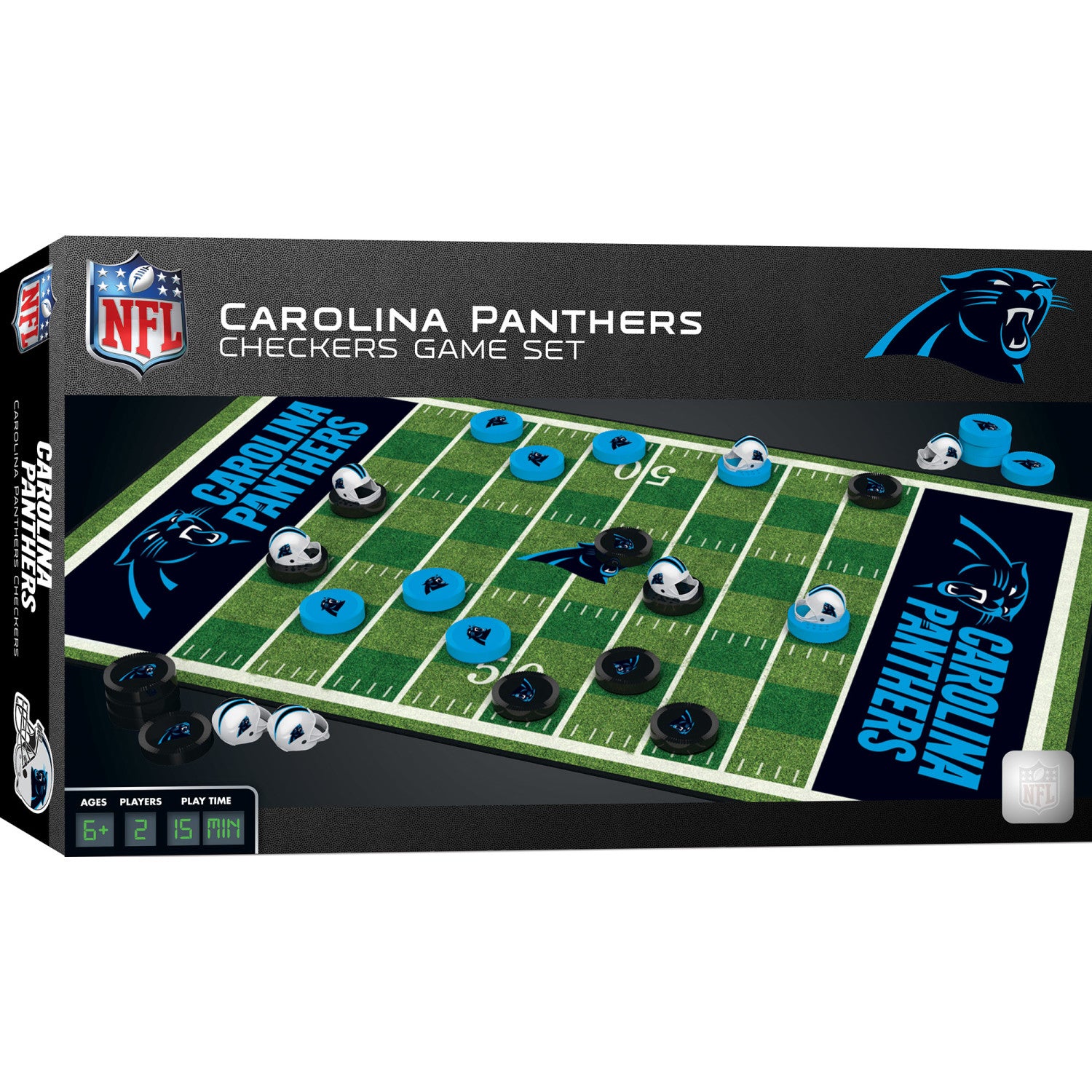 Carolina Panthers Checkers Board Game