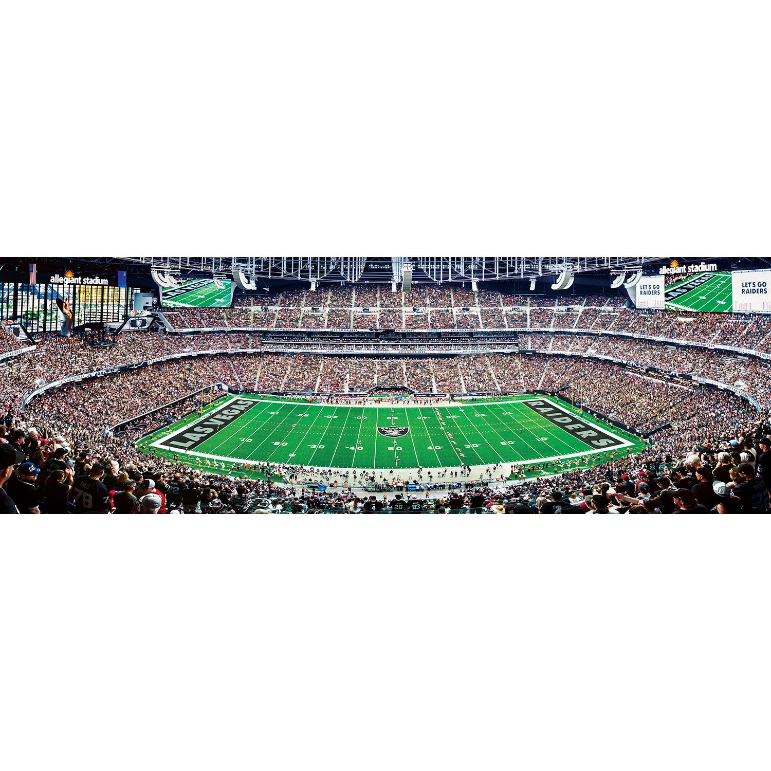 Las Vegas Raiders NFL 1000pc Panoramic Puzzle
