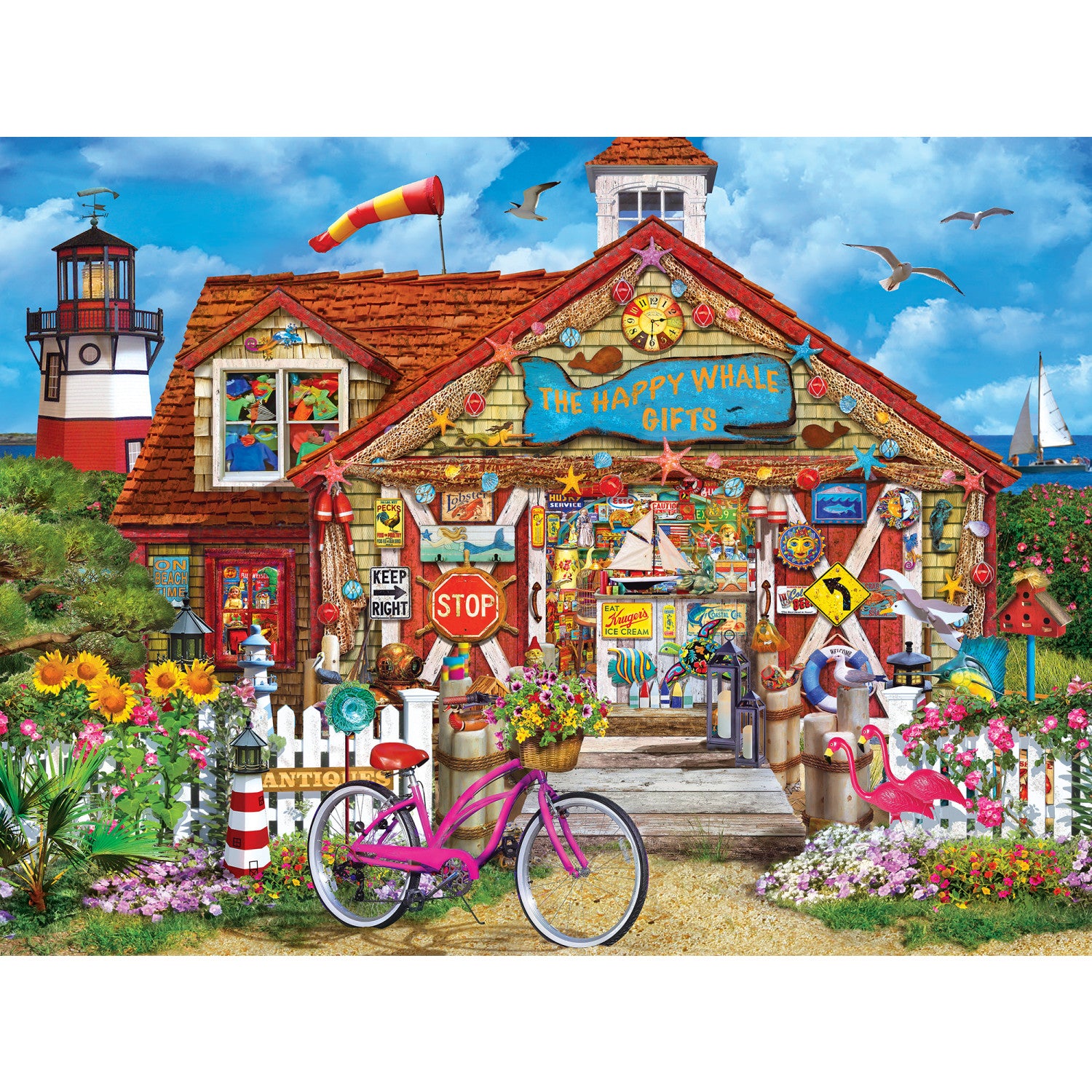 Greetings From - New England 550 Piece Puzzle