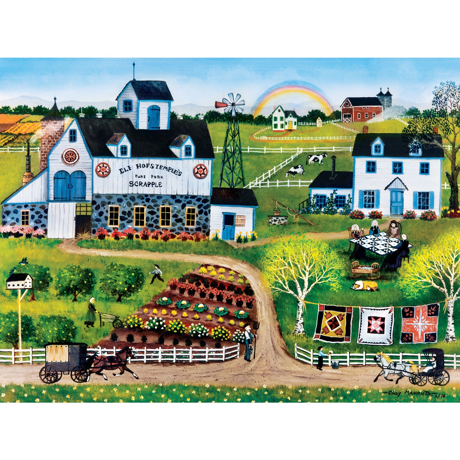 Homegrown - Amish Frolic 750 Piece Puzzle