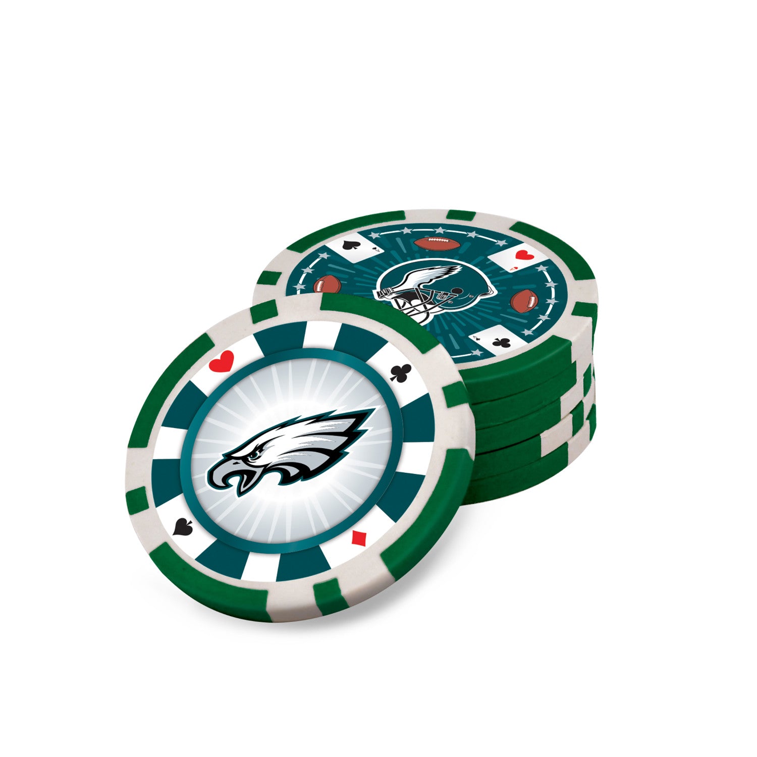 Philadelphia Eagles 300 Piece Poker Set
