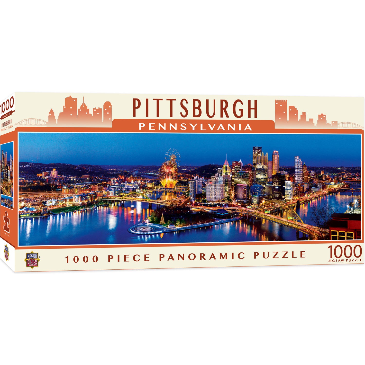 Pittsburgh 1000 Piece Panoramic Puzzle