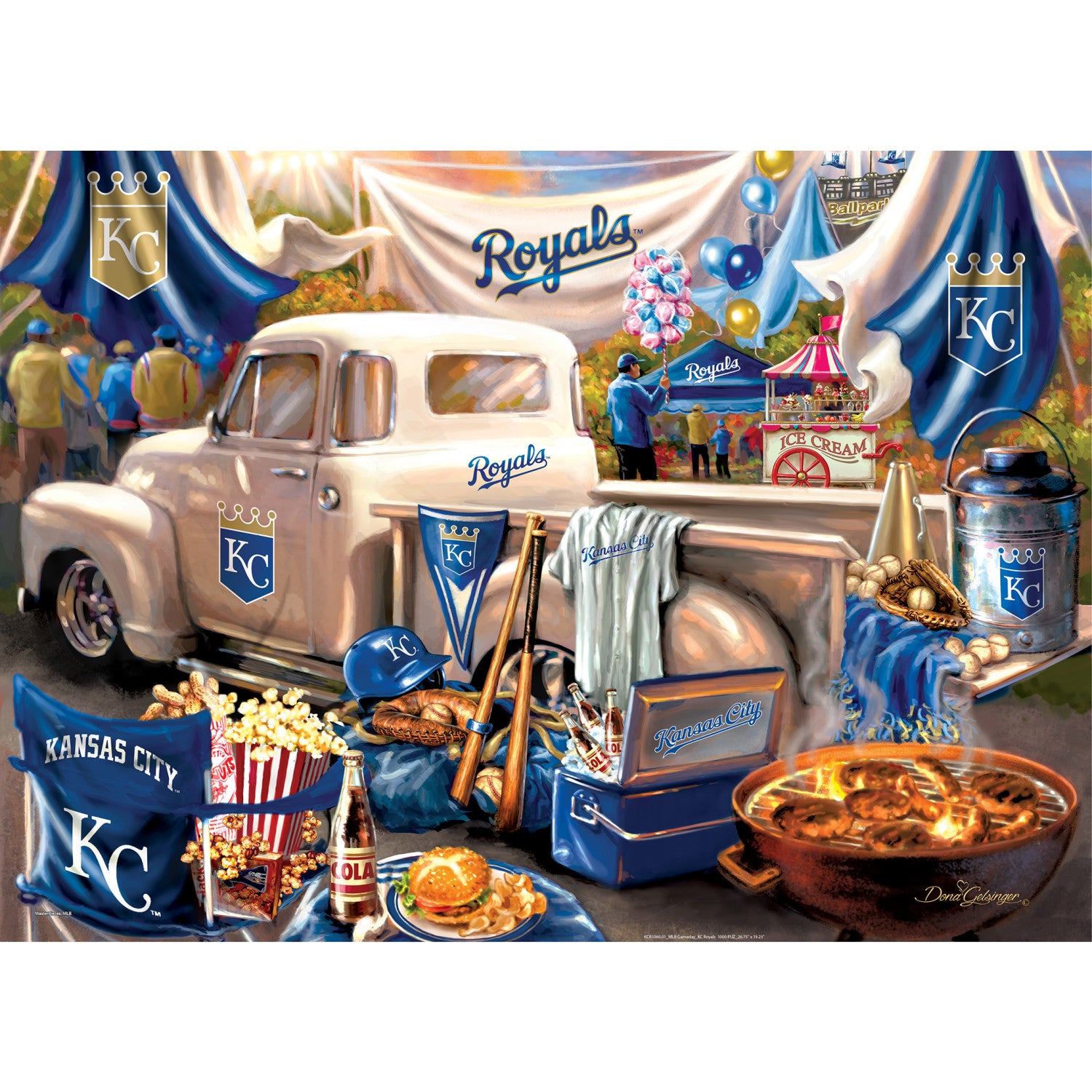 Kansas City Royals MLB Gameday 1000pc Puzzle
